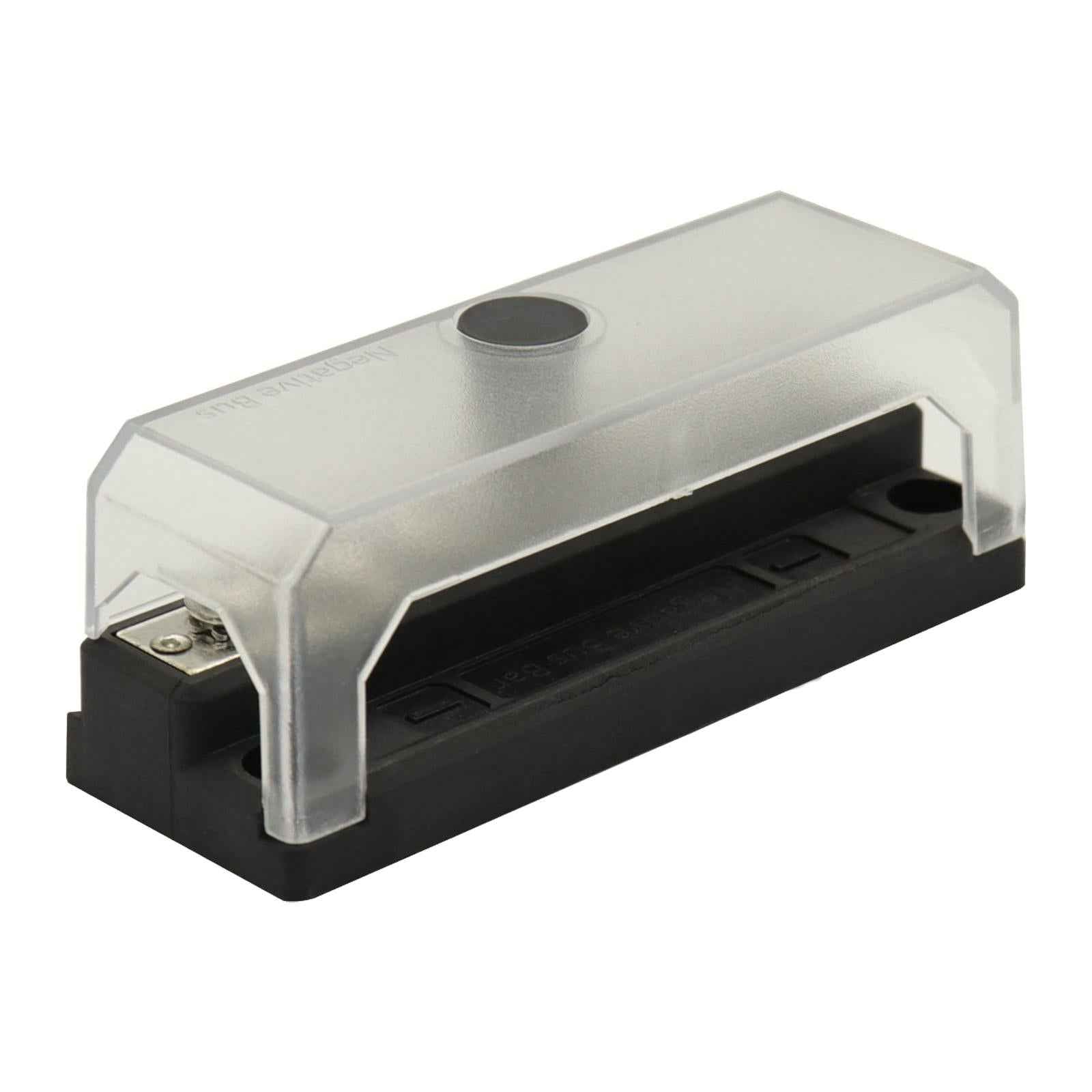 6 Terminal Bus Bar 100A with Cover M4 Screws 32V DC Fits for RV Auto Trailer