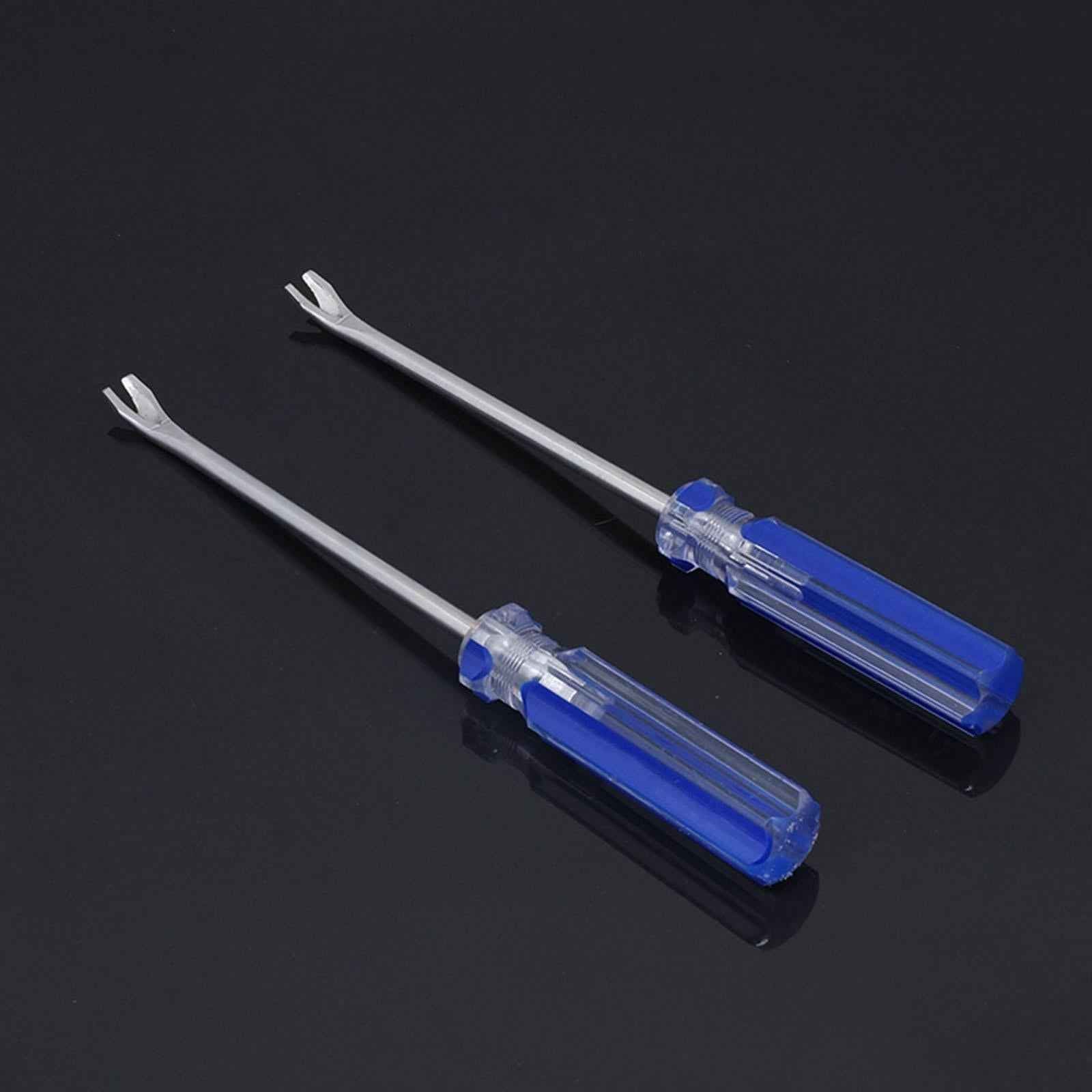 Screwdriver Rivet Tack Puller Nail Lifting Pry Tool V Shaped for Cars Repair