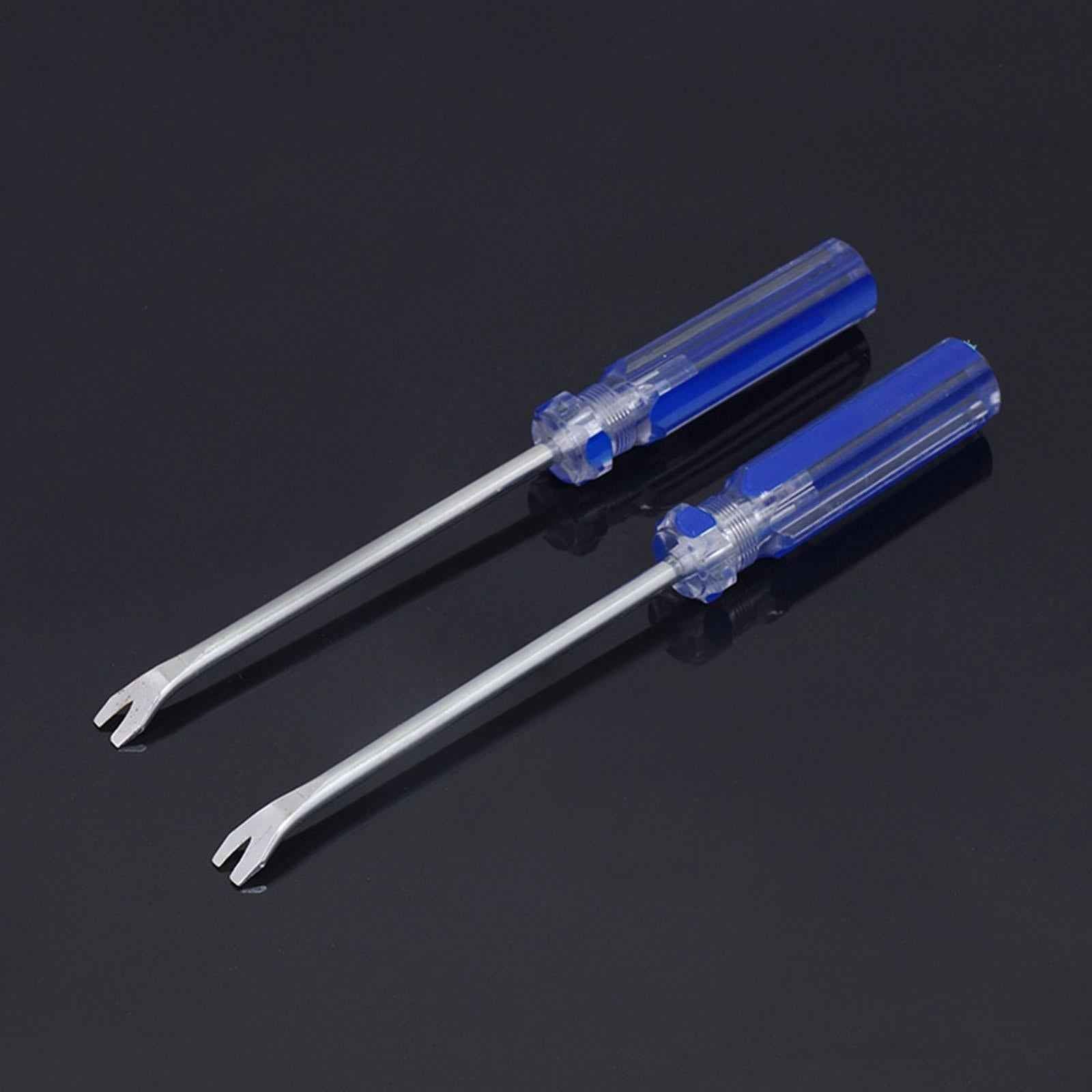 Screwdriver Rivet Tack Puller Nail Lifting Pry Tool V Shaped for Cars Repair