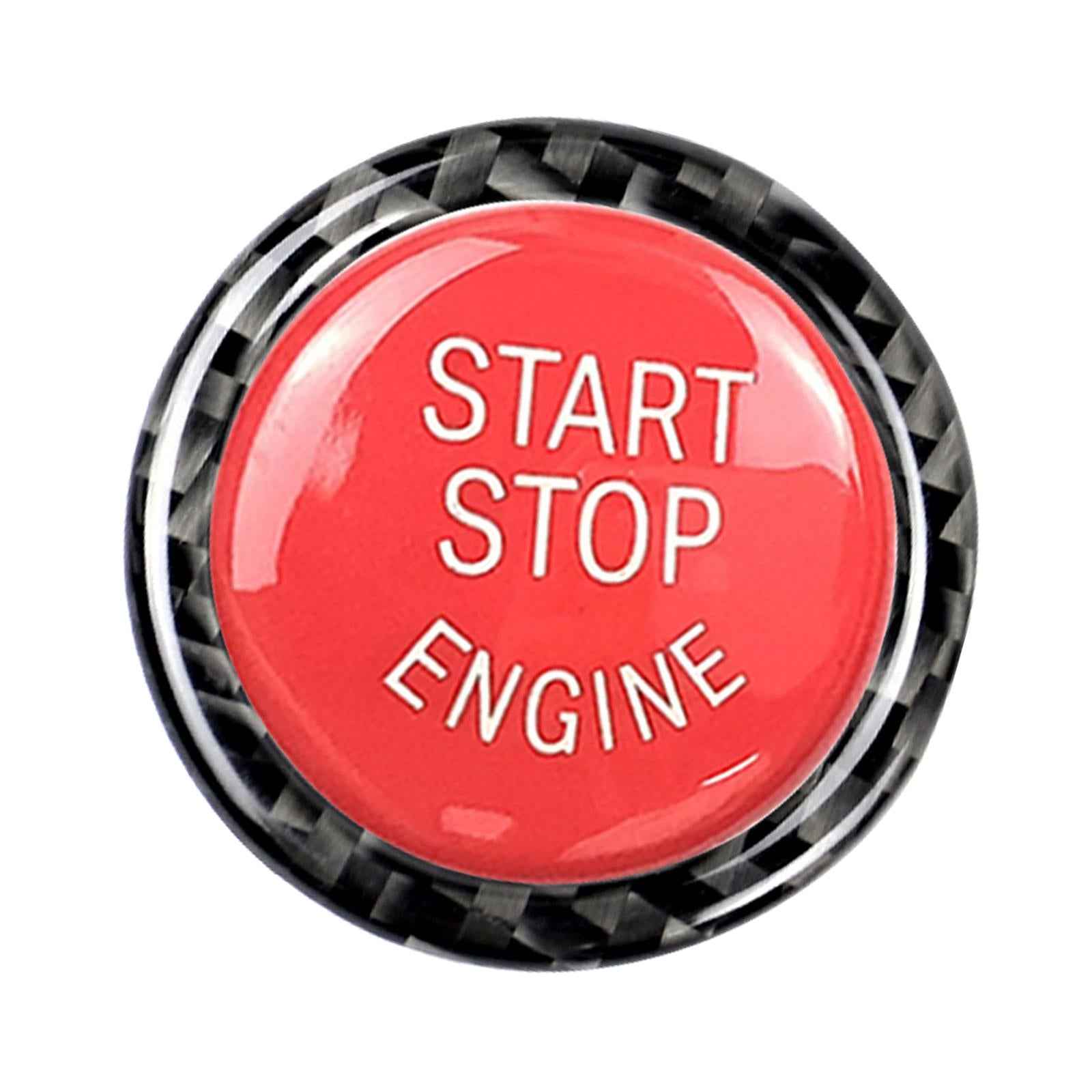 Engine Start Stop Button Cover Sticker for BMW E90 E92 E93 Car Styling Red