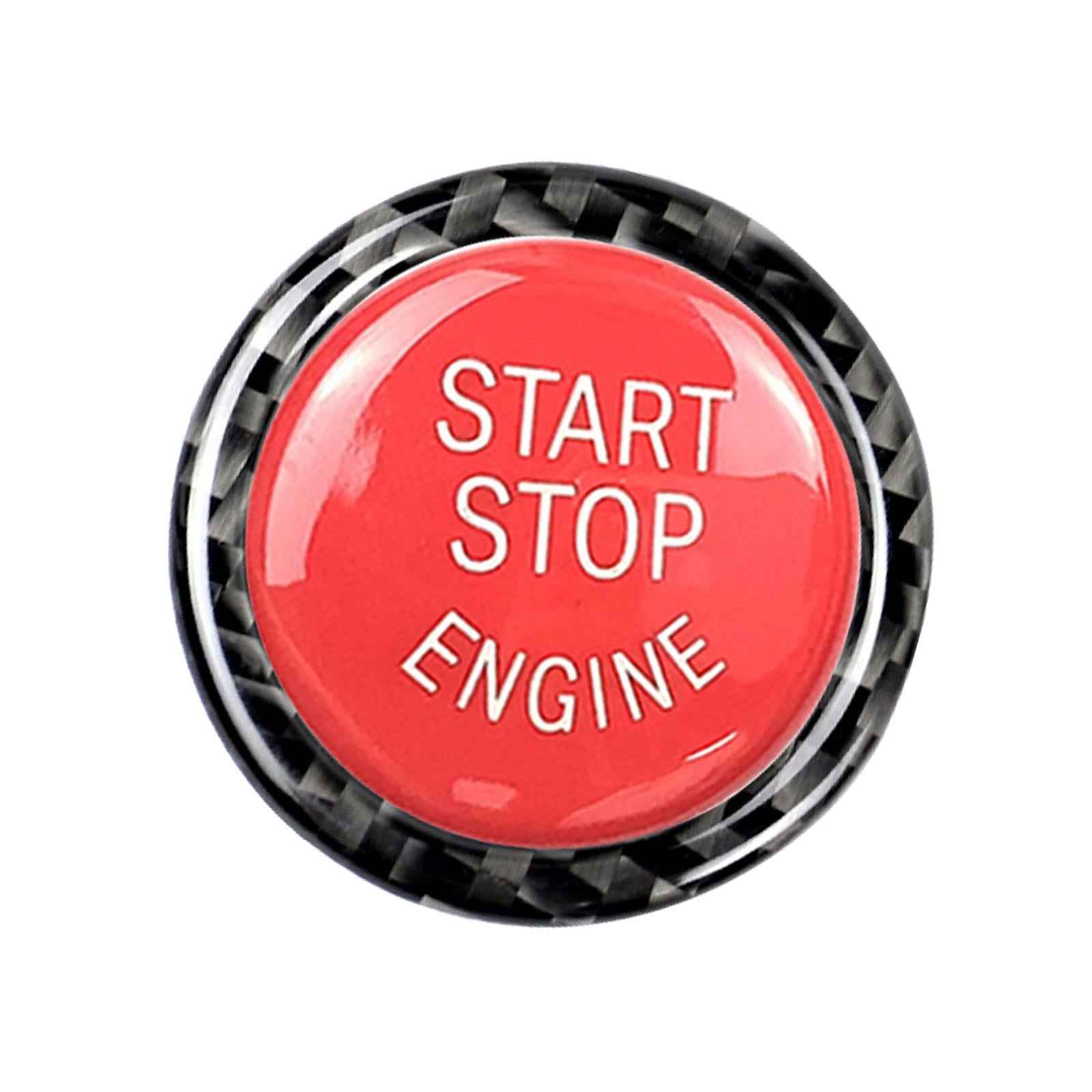 Engine Start Stop Button Cover Sticker for BMW E90 E92 E93 Car Styling Red