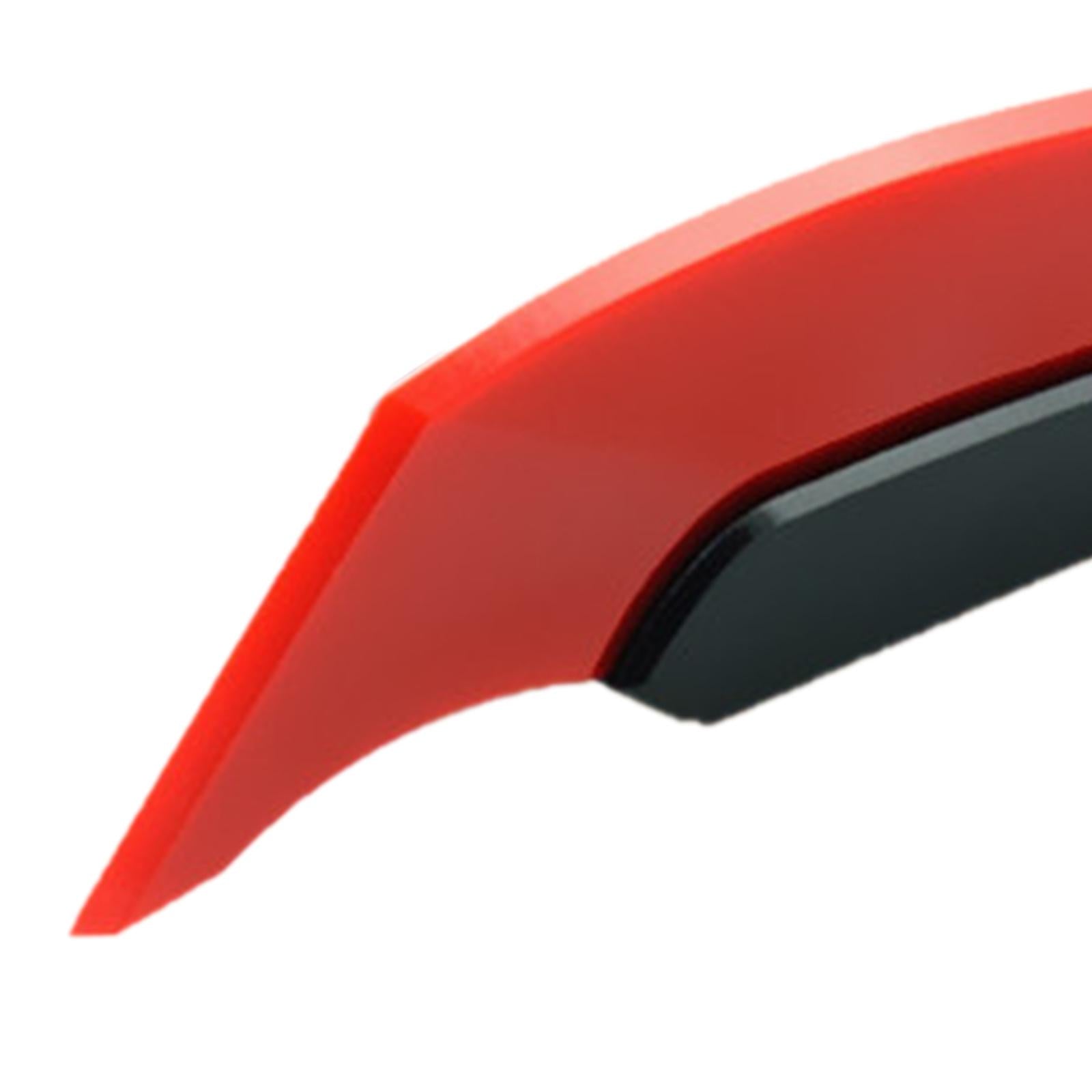 2xMotorcycle Winglet Aerodynamic Spoiler Wing Fit for Electric Motorcycles Red