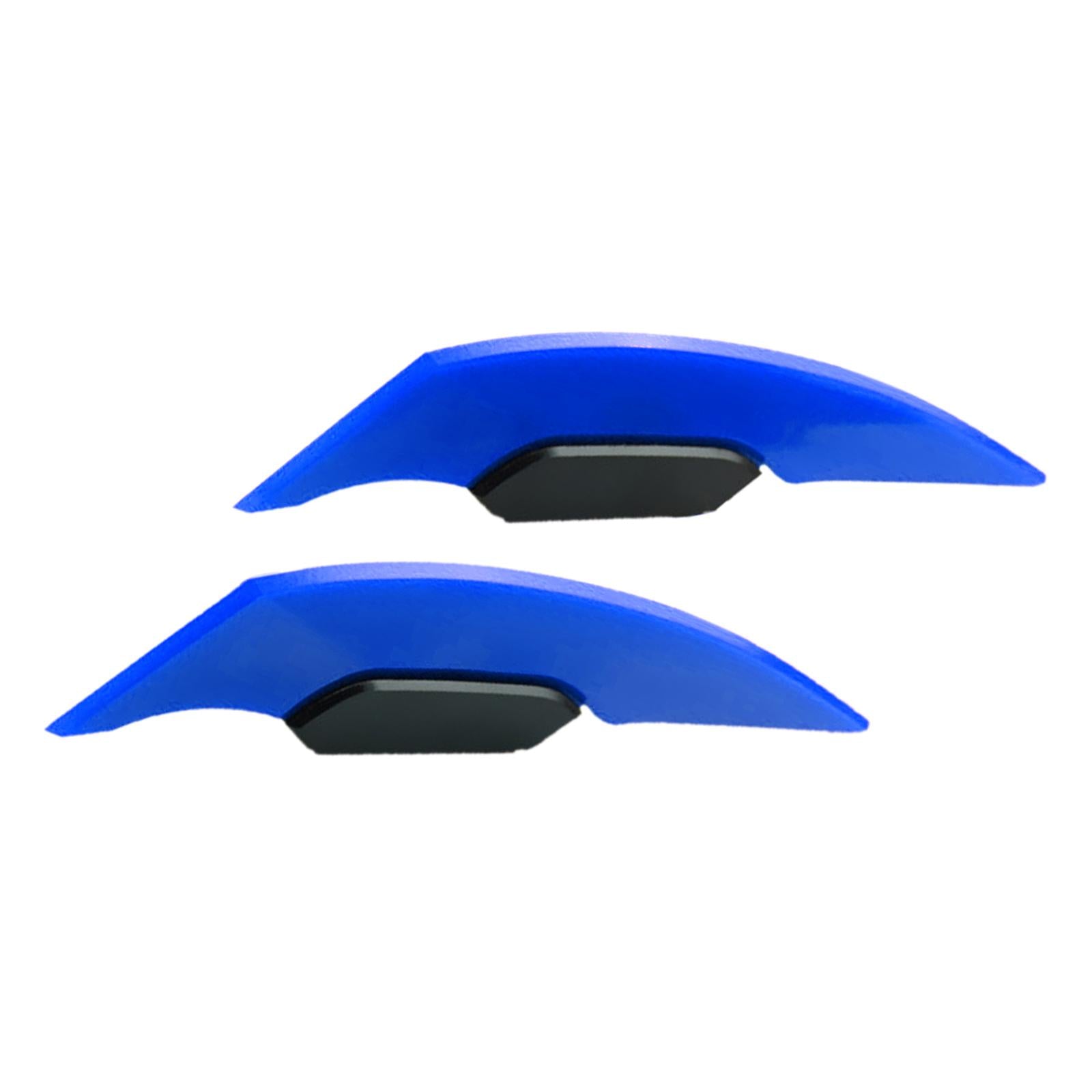 4xMotorcycle Winglet Aerodynamic Spoiler Wing Fit for Electric Motorcycles Blue