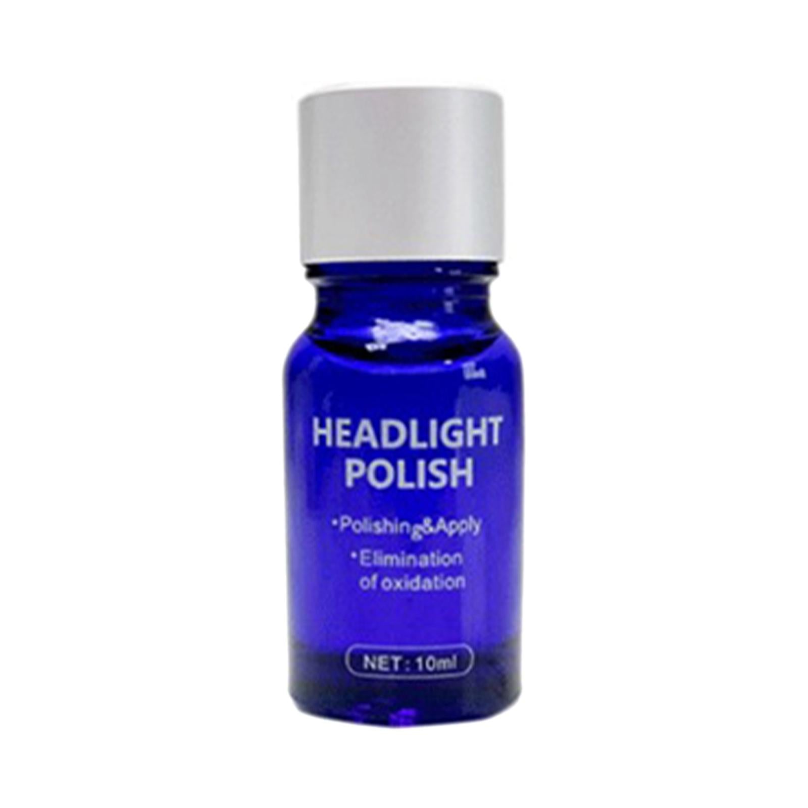 2xHeadlight Lens Restoration Repair Kit Aging Polish Liquid Lens Restorer 10ml