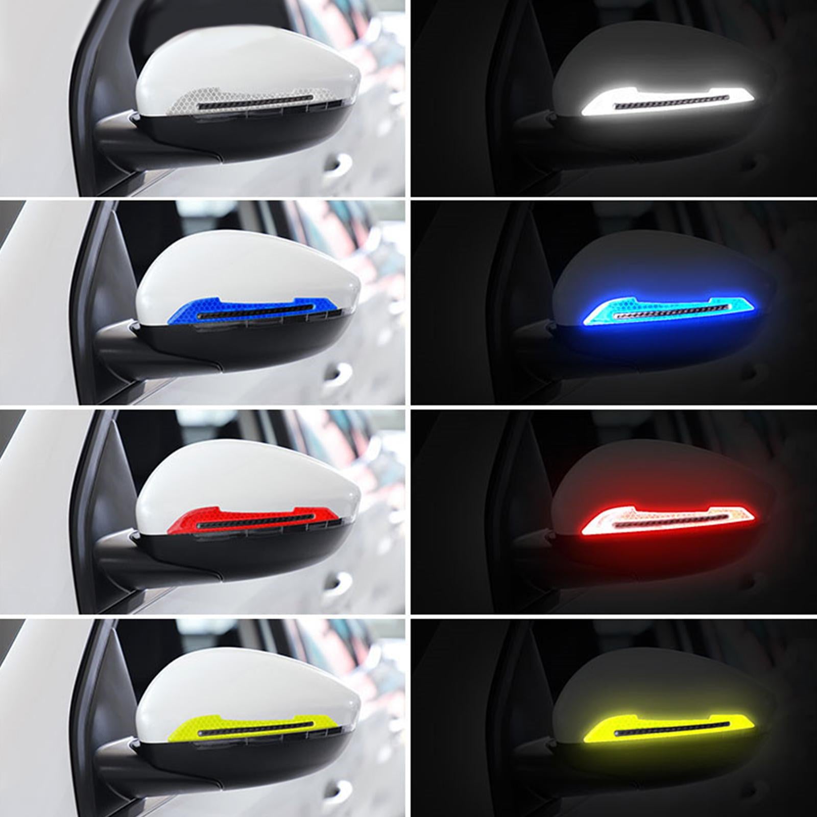 4x2x Rearview Mirror Safety Warning Reflective Sticker 3D Fits for Truck Red