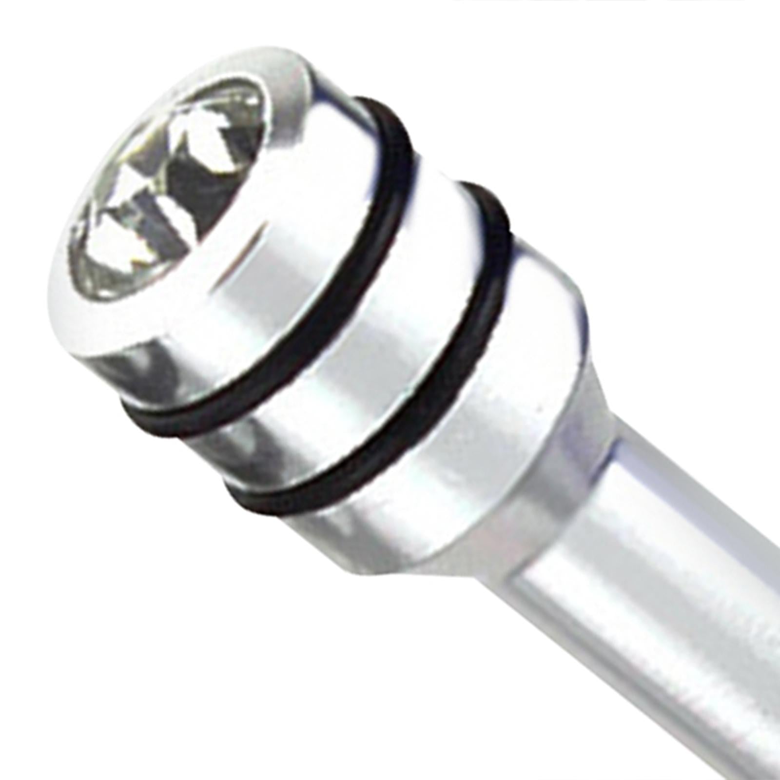 2x2Pcs Car Interior Door Lock Knob Pull Pins 49mm Door Lock Knobs Silver