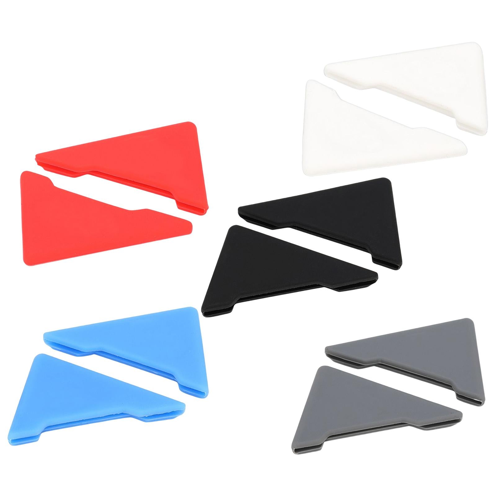 4x2x Car Door Corner Cover Anti Scratch Scratch Protector Corner Guards Black