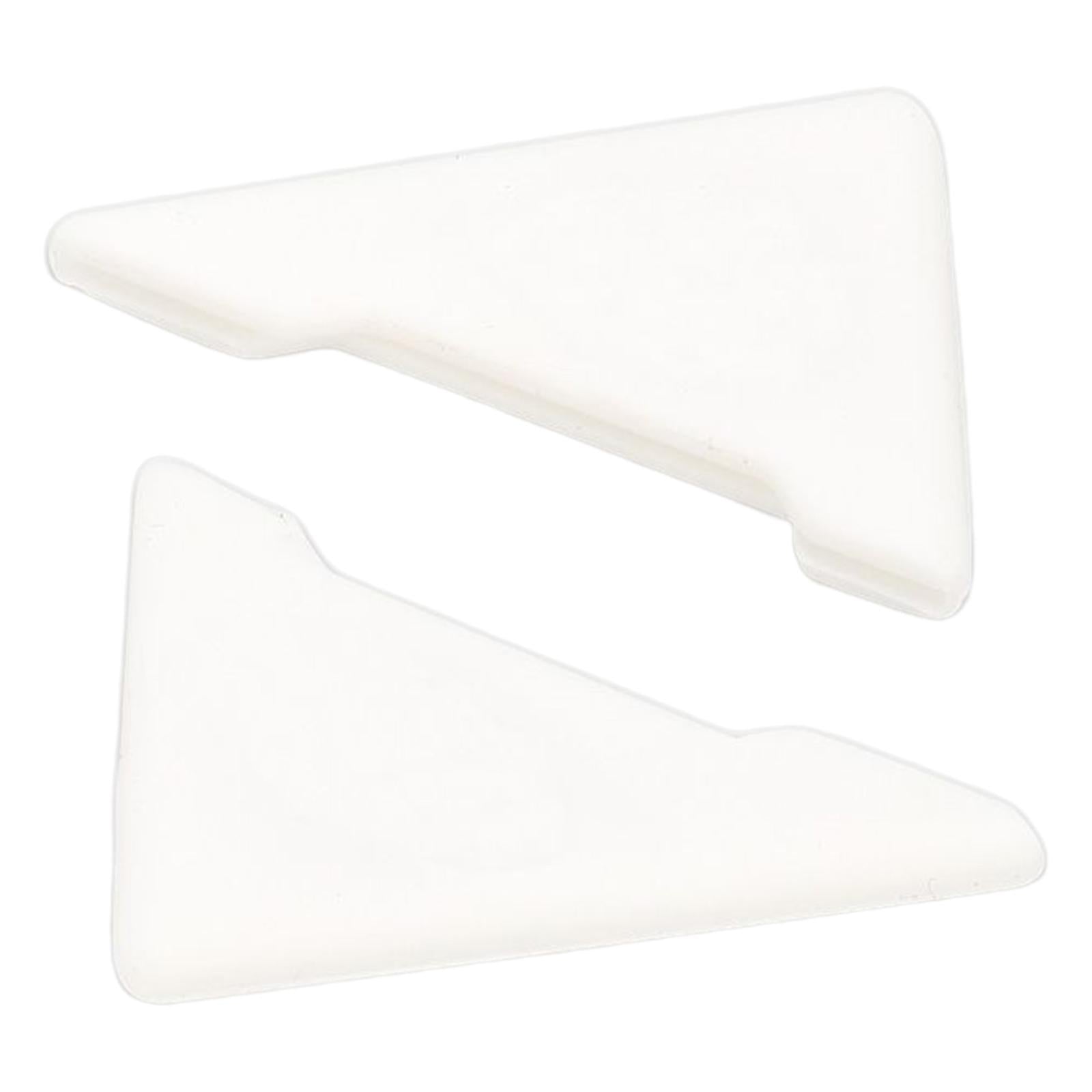 3x2x Car Door Corner Cover Anti Scratch Scratch Protector Corner Guards White
