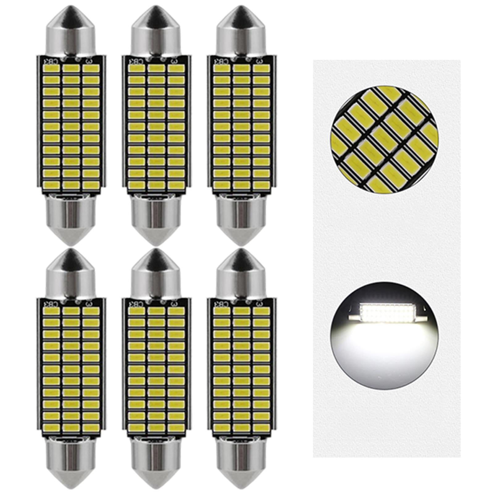 3x6Pcs Vanity Lights for Car Courtesy Light Car Door Light Interior Light Bulb