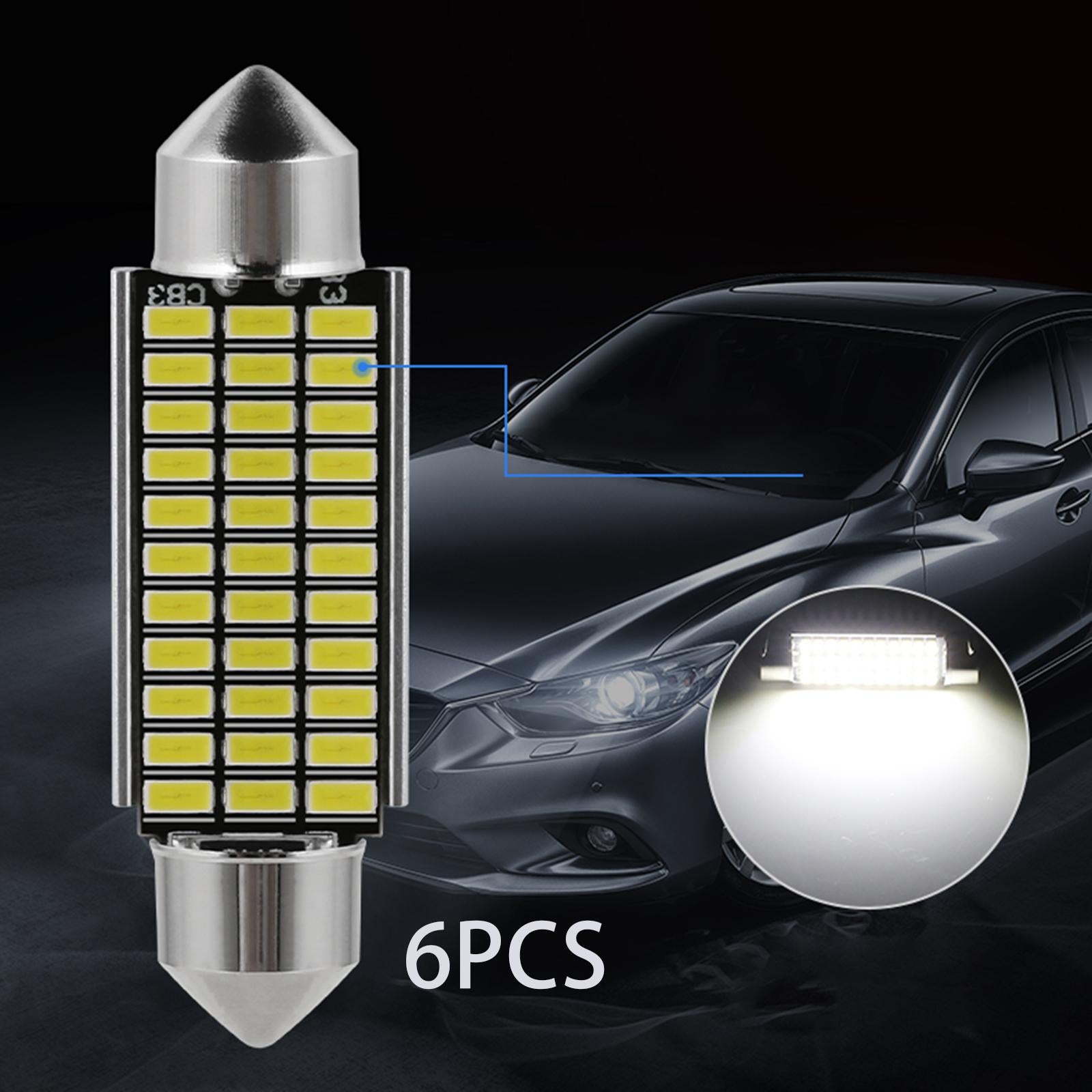 3x6Pcs Vanity Lights for Car Courtesy Light Car Door Light Interior Light Bulb