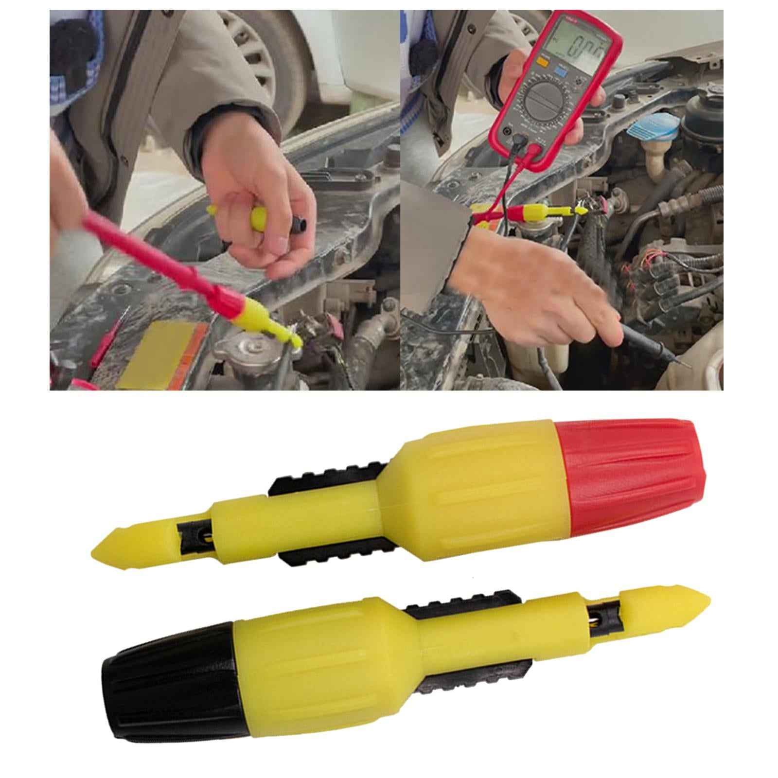 2 x Insulation Wire Piercing Puncture Probe Clip for Multimeter Test Circuit