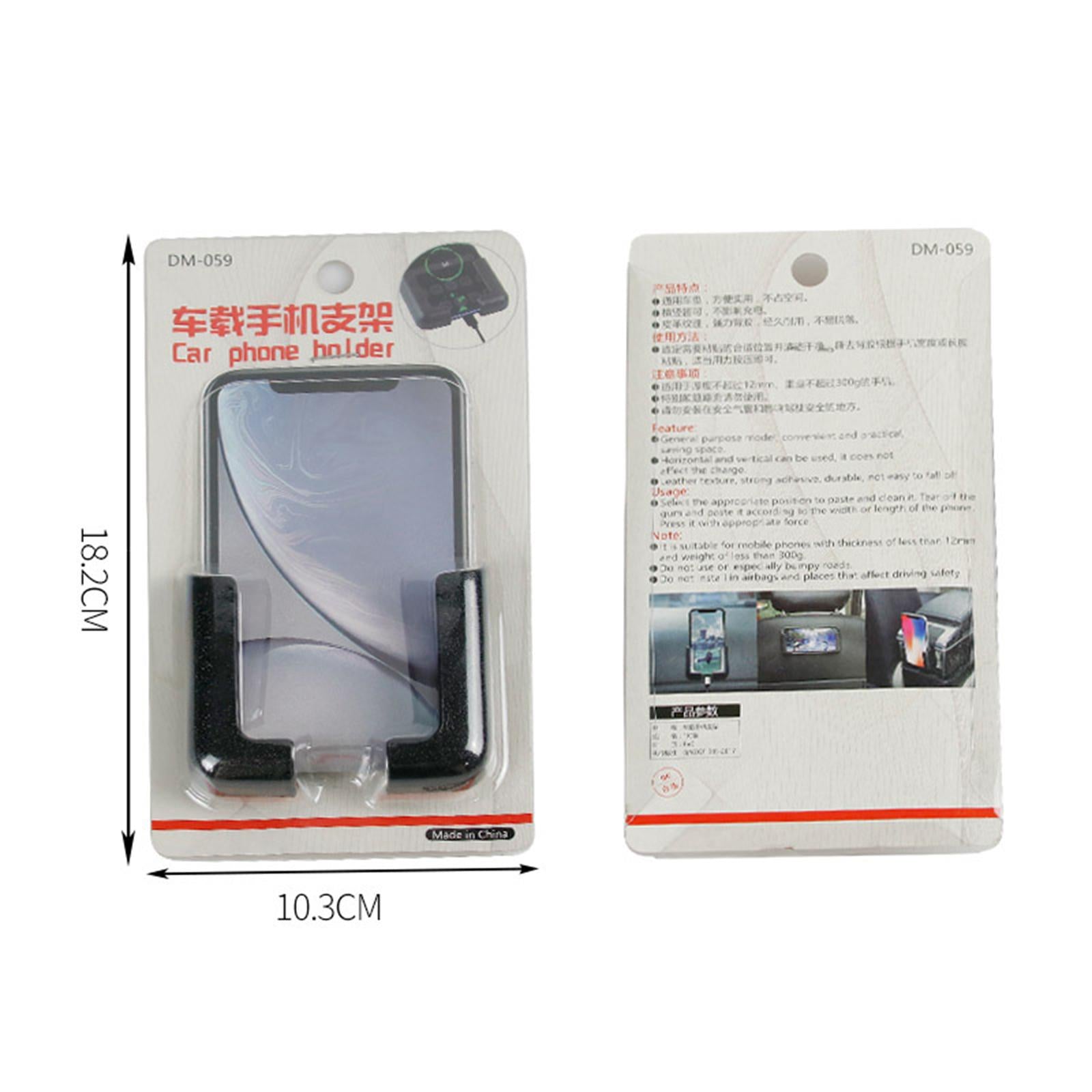 2xUniversal 1 Pair Auto Car Phone Bracket Soft Material Non Slip