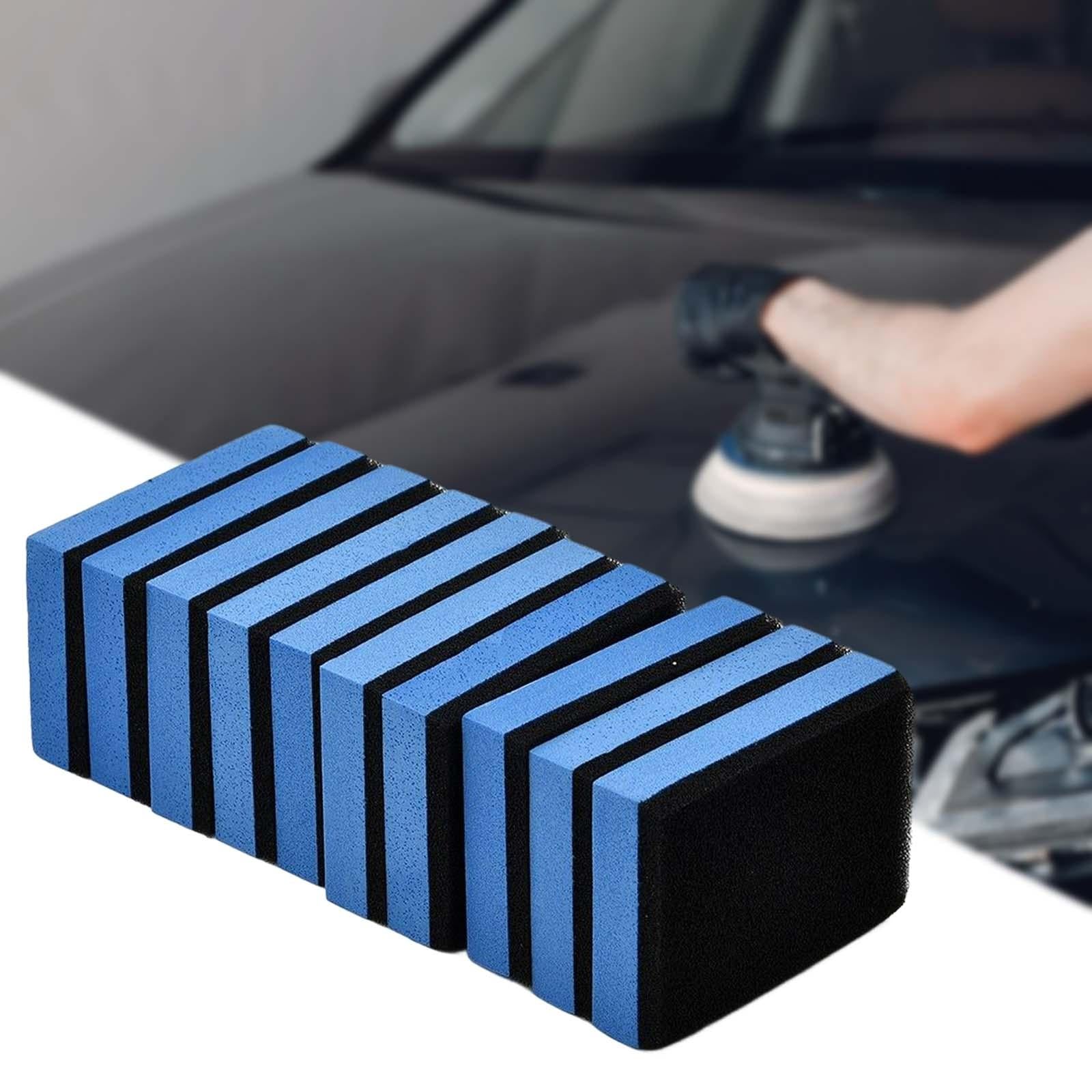 2x10x Car Waxing Polishing Pads Soft EVA Foam Buffing Tool for Waxing