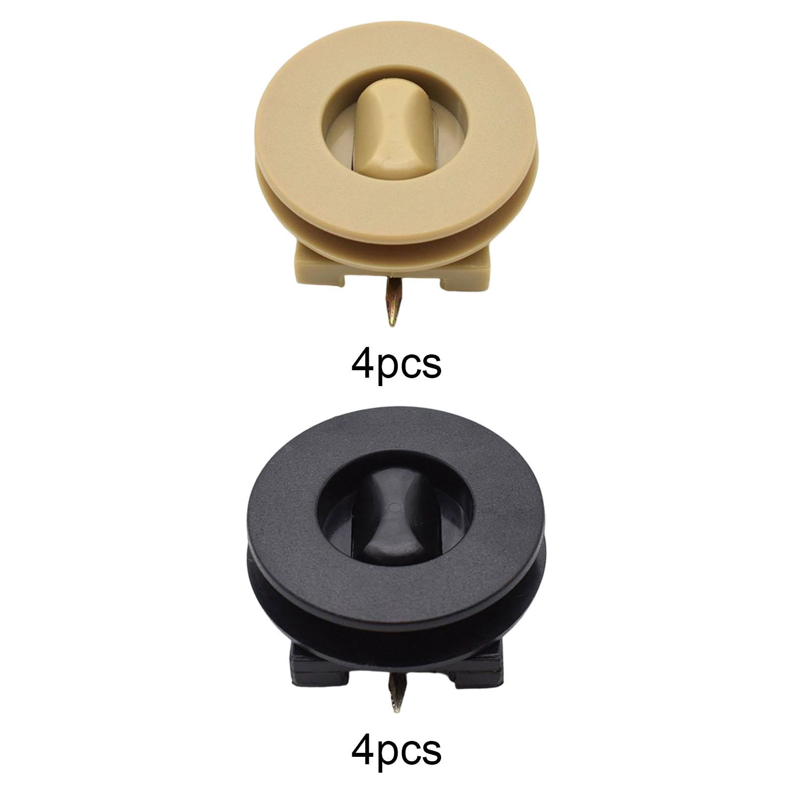 3x4x Car Carpet Clips Accessories Mat Retainer Carpet Non Slip Buckle Black