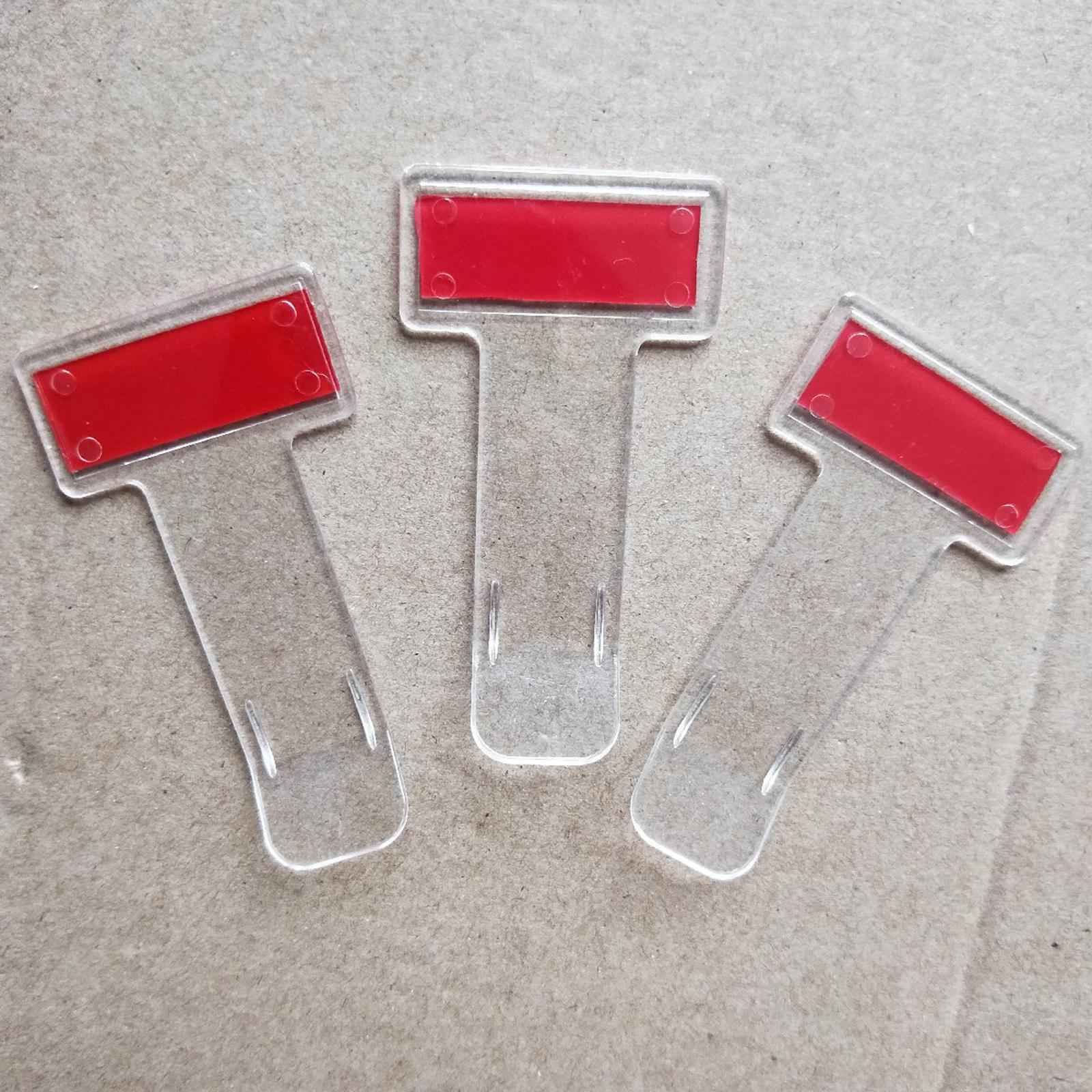 6Pcs Car Windscreen Parking Ticket Clip Holder Transparent for car