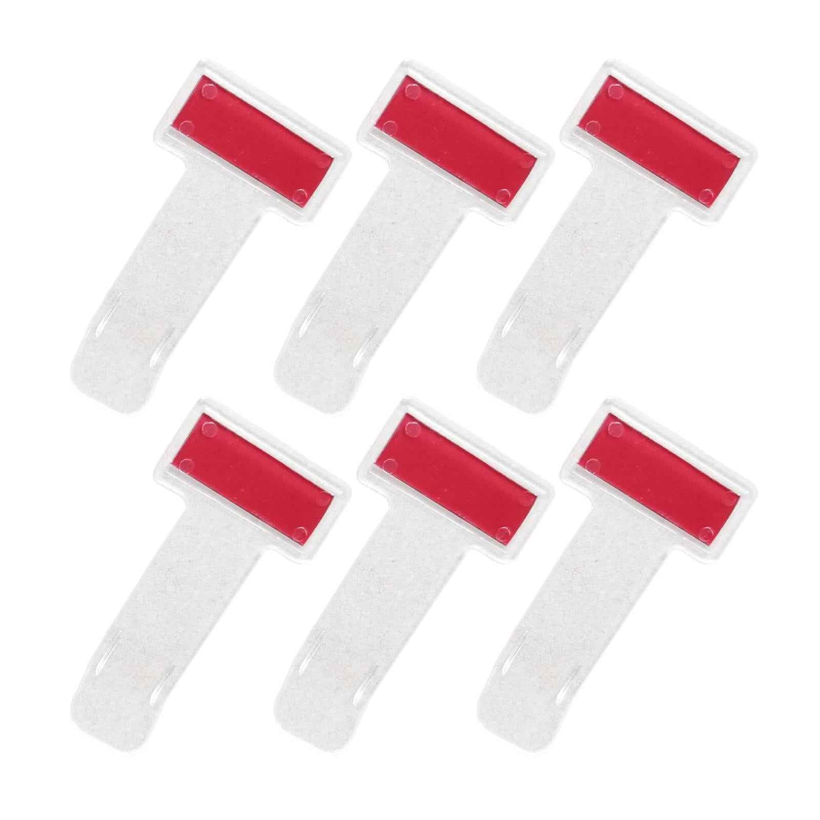 6Pcs Car Windscreen Parking Ticket Clip Holder Transparent for car