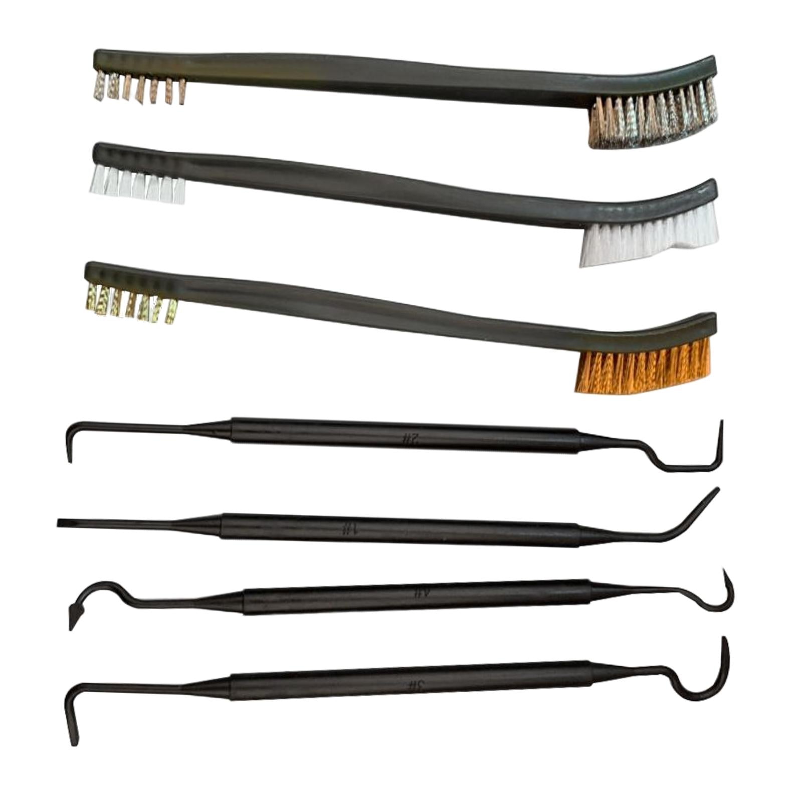 4x7 Pieces Car Detailing Cleaning Tools Wire Brushes for Automotive