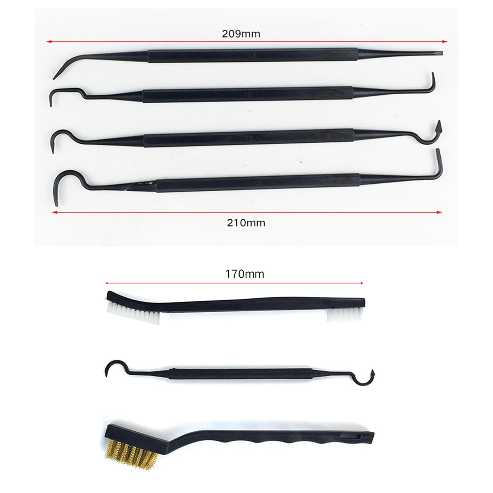 4x7 Pieces Car Detailing Cleaning Tools Wire Brushes for Automotive