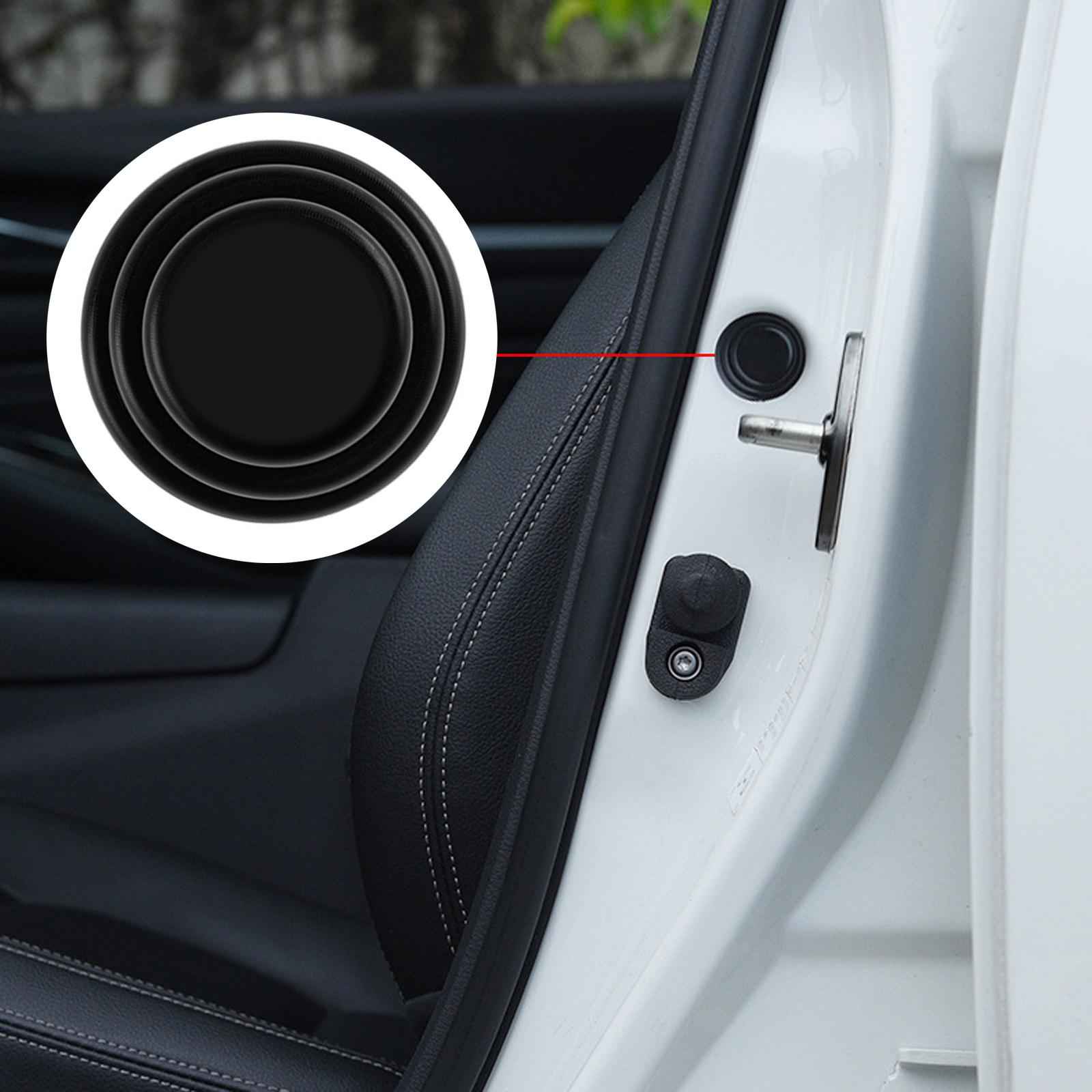 Car Door Anti Collision Gasket Accessory Thickening Silicone Pad Black