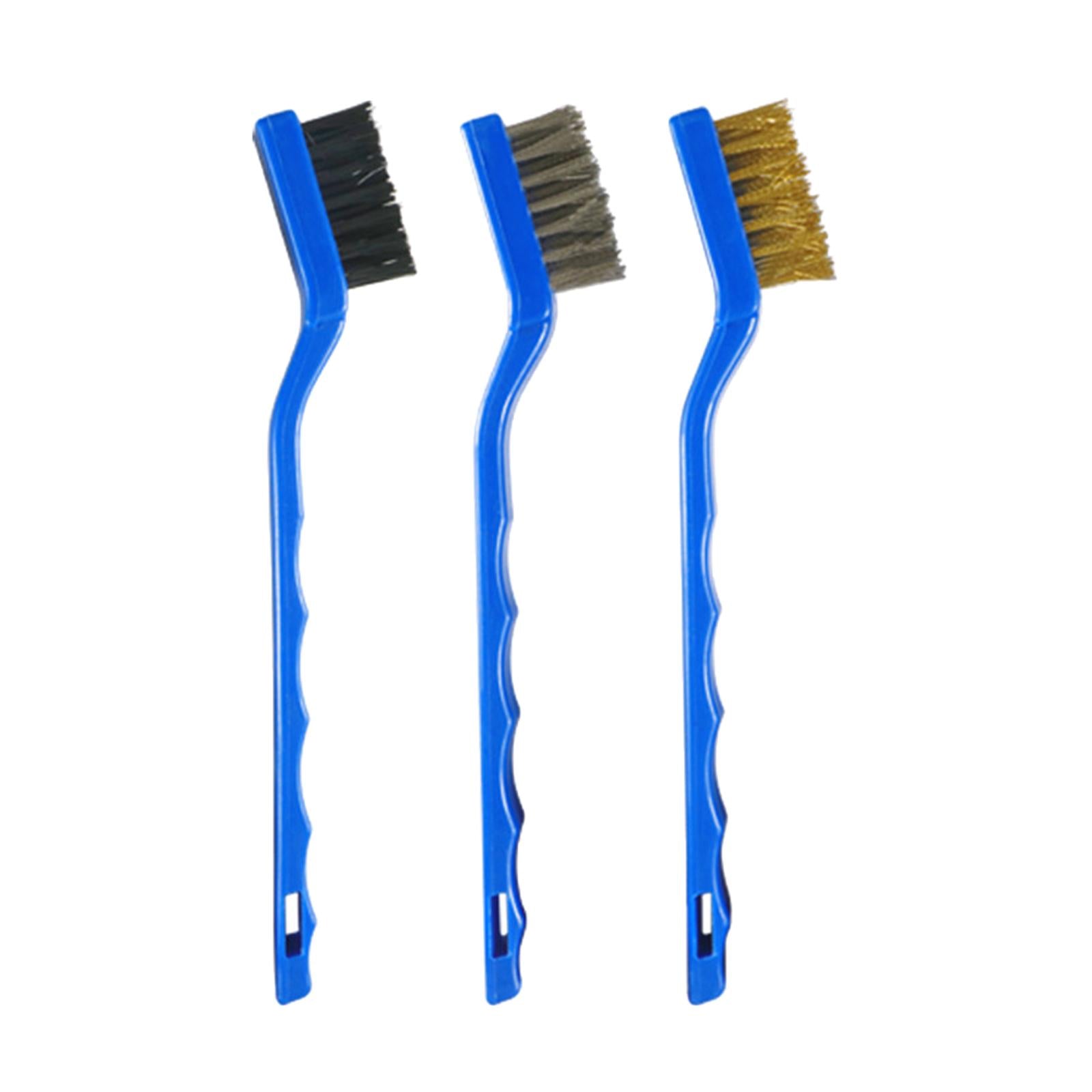 2x3 Pieces Mini Wire Cleaning Brush Set Gadgets Easy Storage for Engine