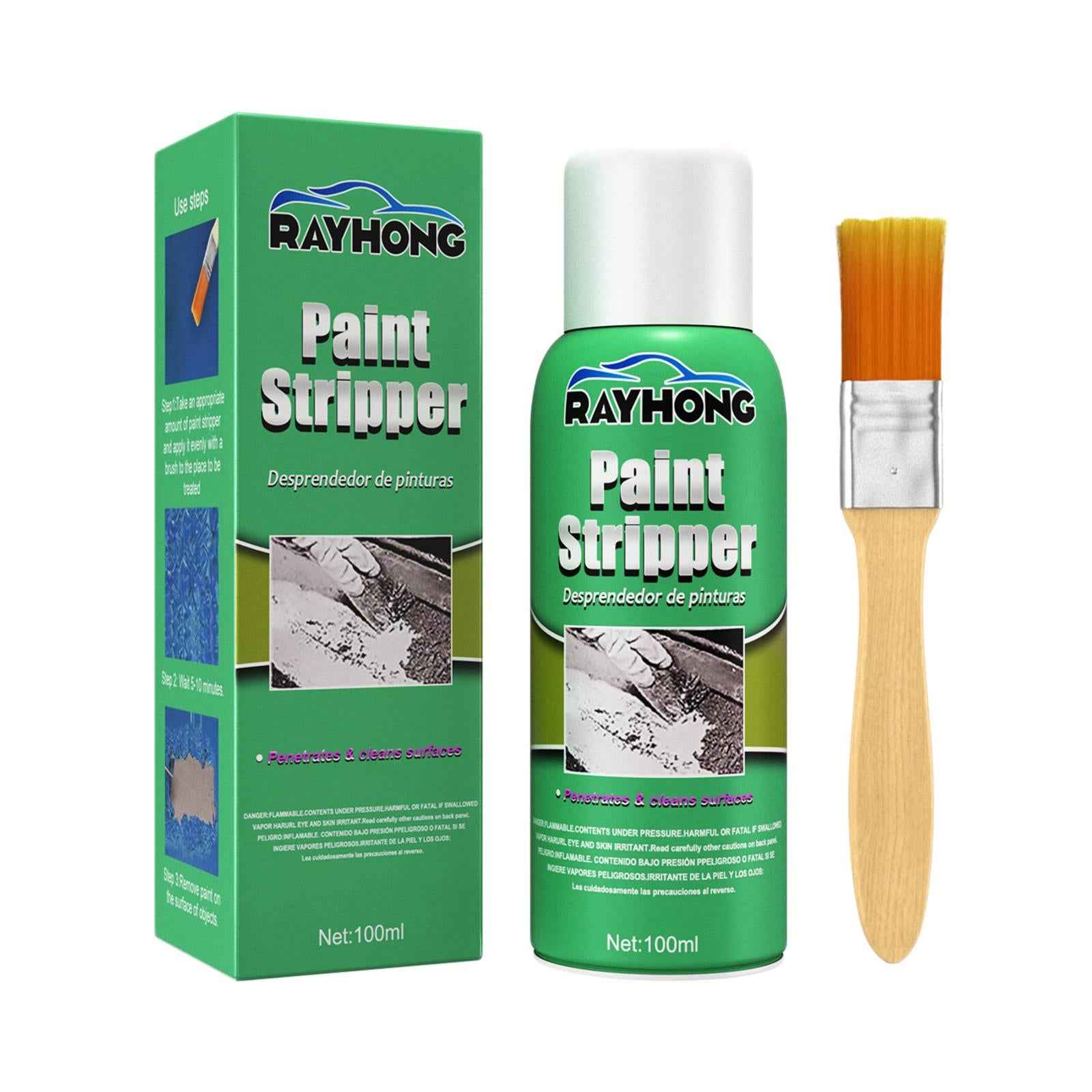 Paint Remover Liquid High Efficiency 100ml for Masonry Car 100ML+ Brush