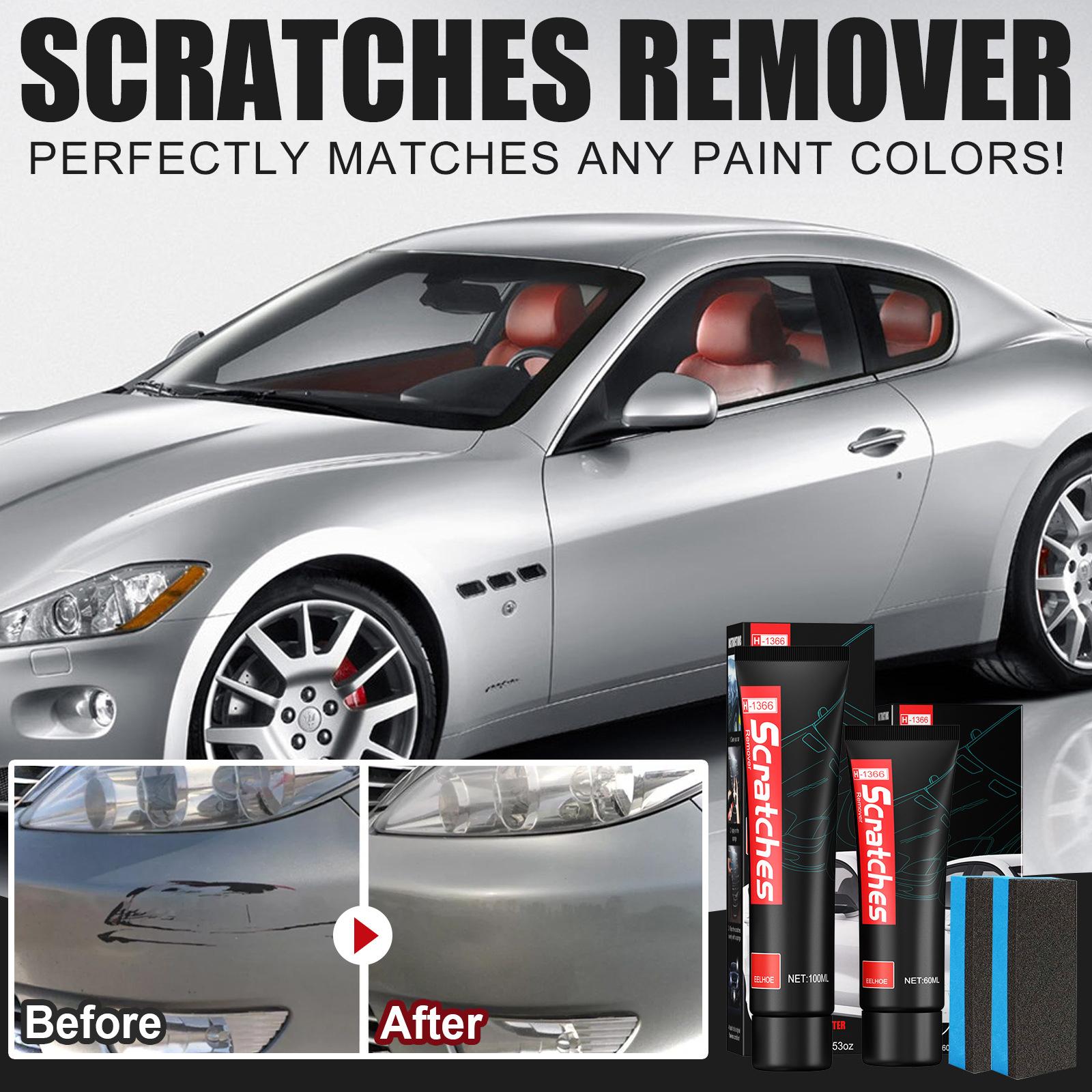 4xCar Scratch Remover Polishing Tools Repair Paint Scratches Auto Accessories 60ml