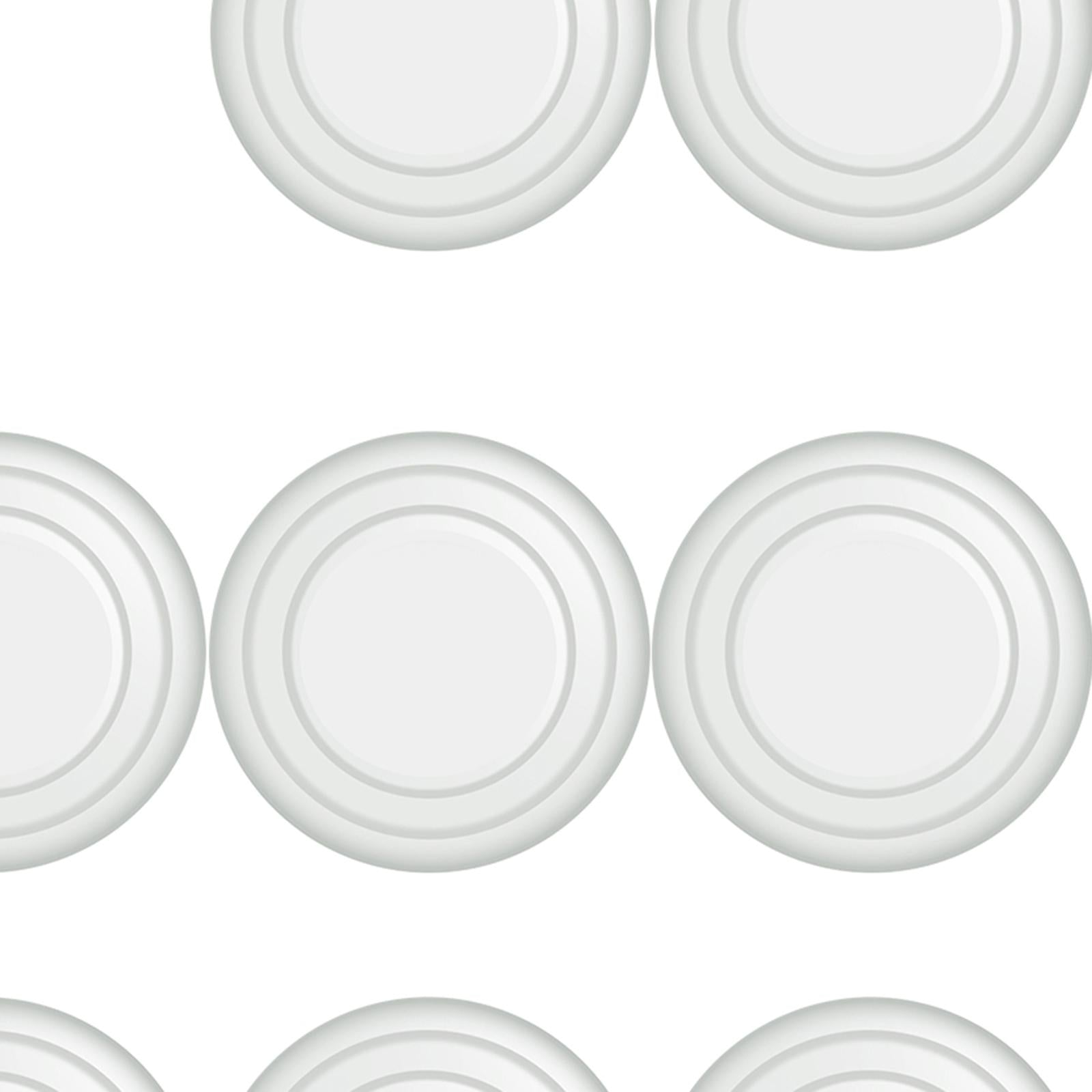 3x10Pcs Car Door Anti Collision Gasket Universal Decorative for Truck White luminous