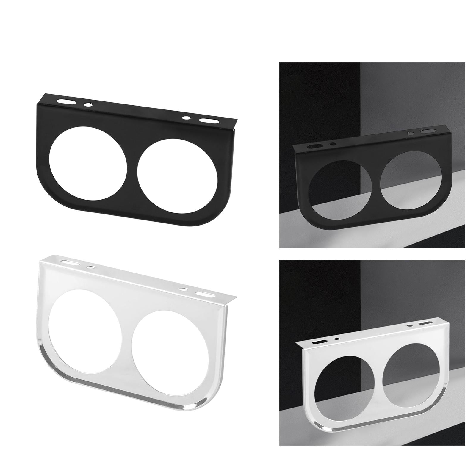 3xAuto Meter Gauge Panel Instrument Mounting Universal for Auto Meter Black