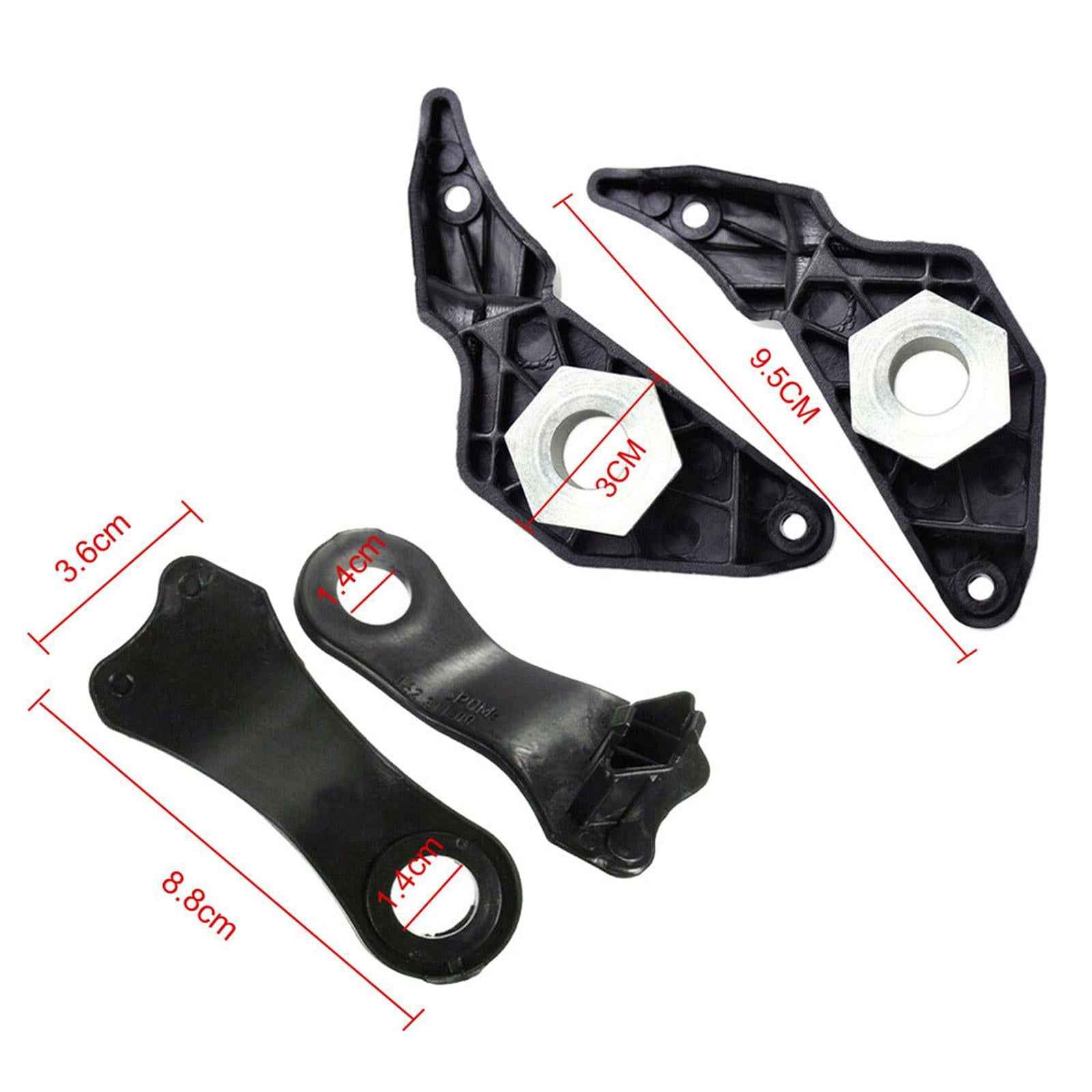 4 Pieces Auto Headlight Repair Kit Bracket Clip for BMW E60 E61 530i