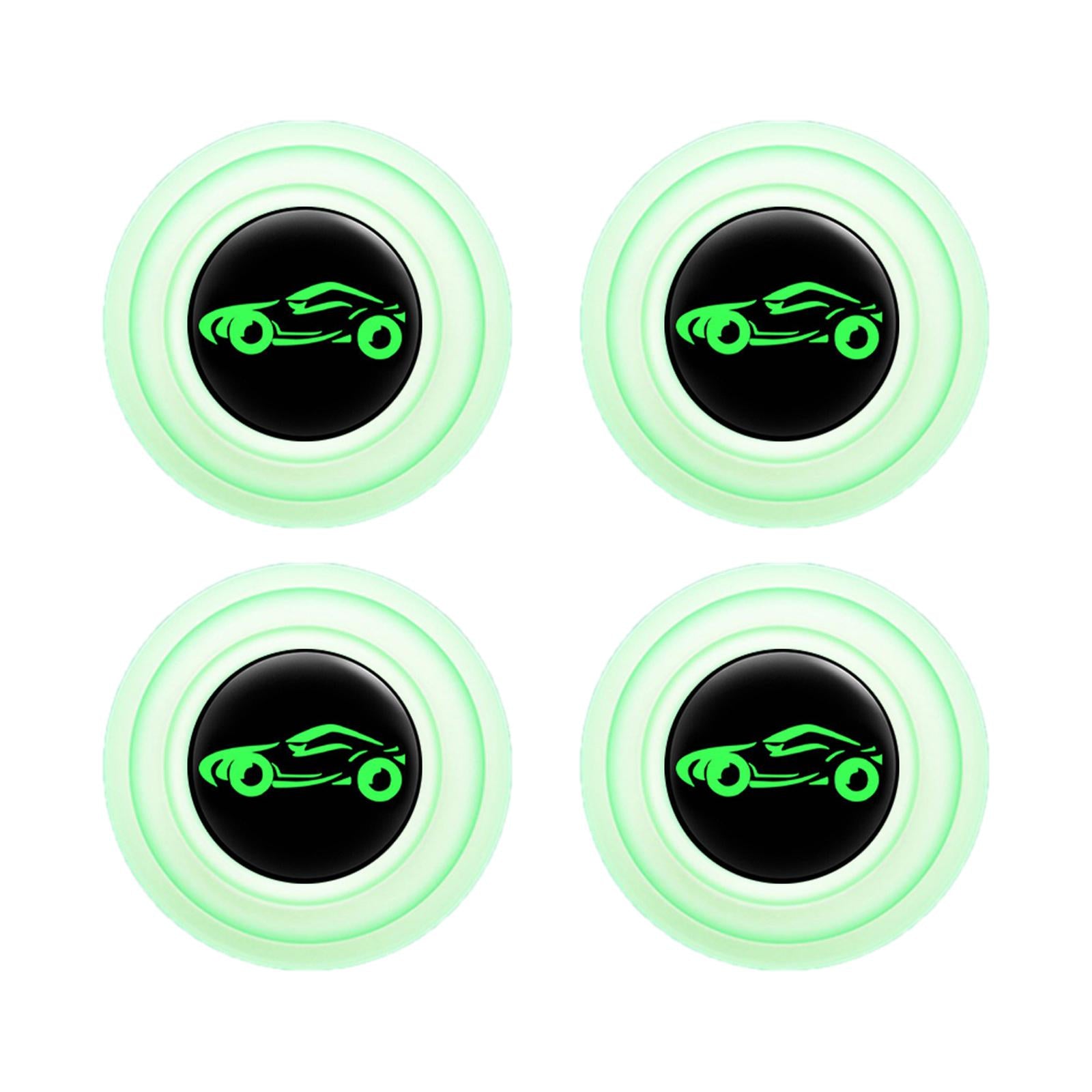 3xCar Door Absorber Cushion Gasket Decorative Buffer Bumper Cushion 4xLuminous with Sign
