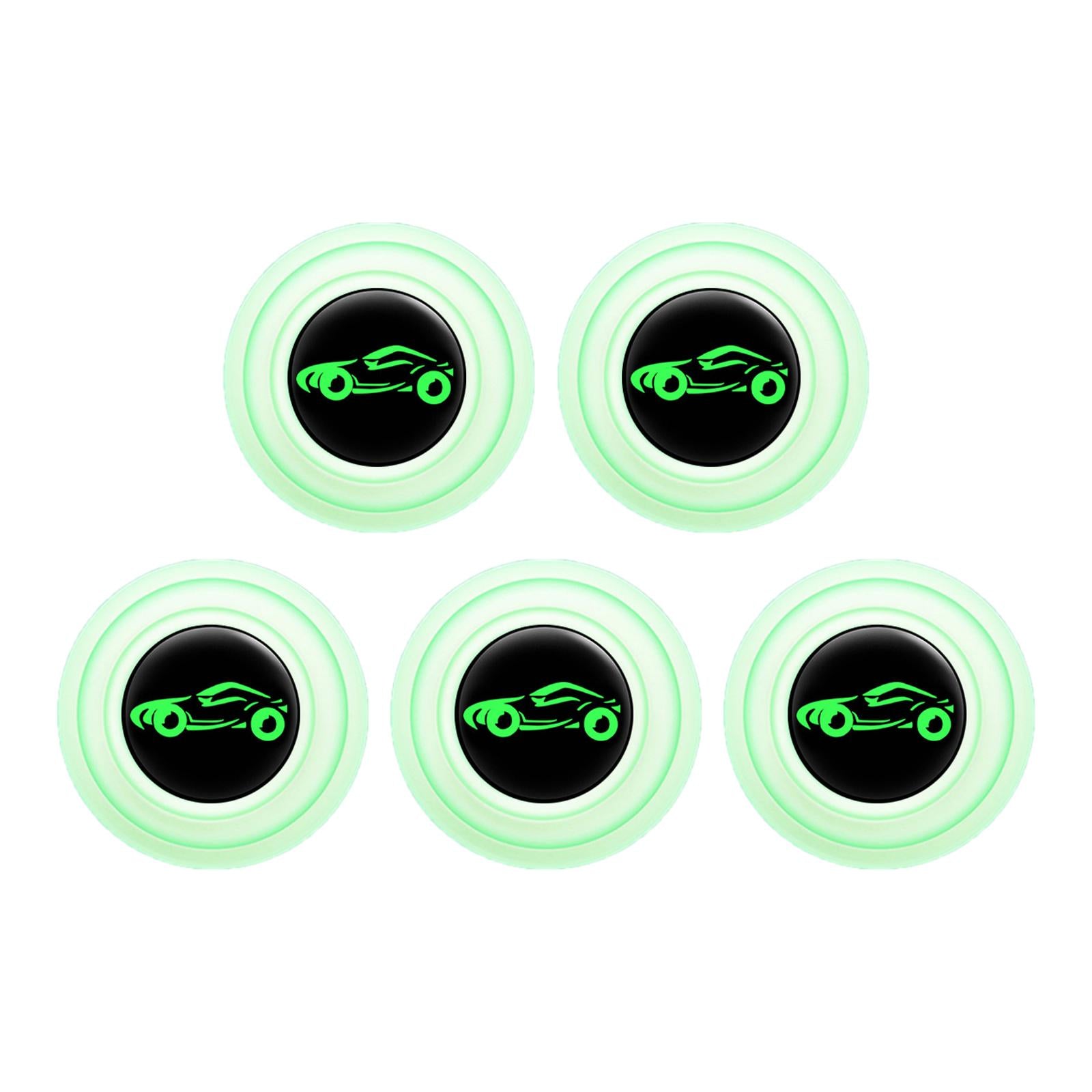 2xCar Door Absorber Cushion Gasket Decorative Buffer Bumper Cushion 5xLuminous with Sign