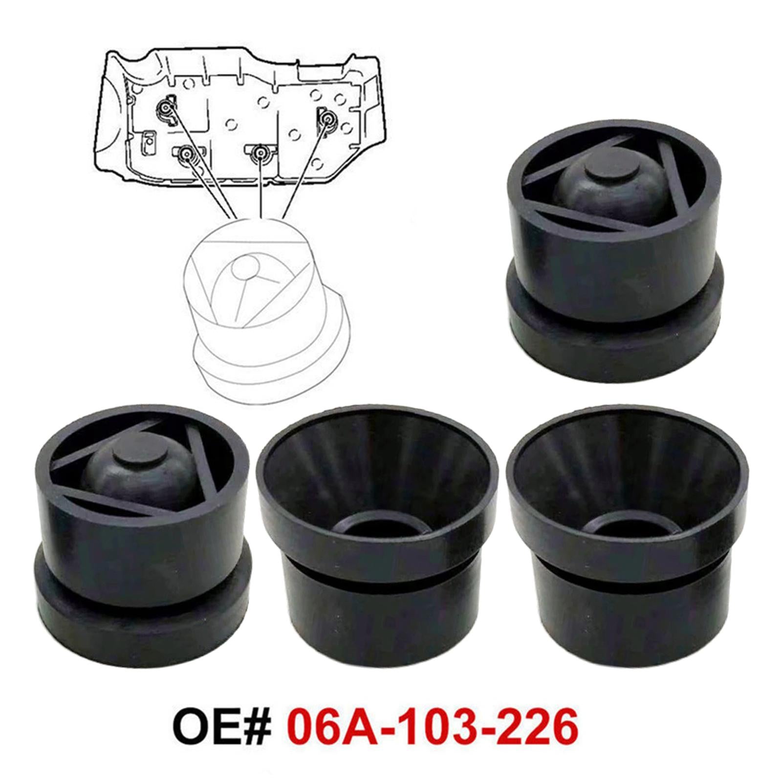 2xEngine Cover Mounting Rubber Grommet Stop for Seat Alhambra Altea