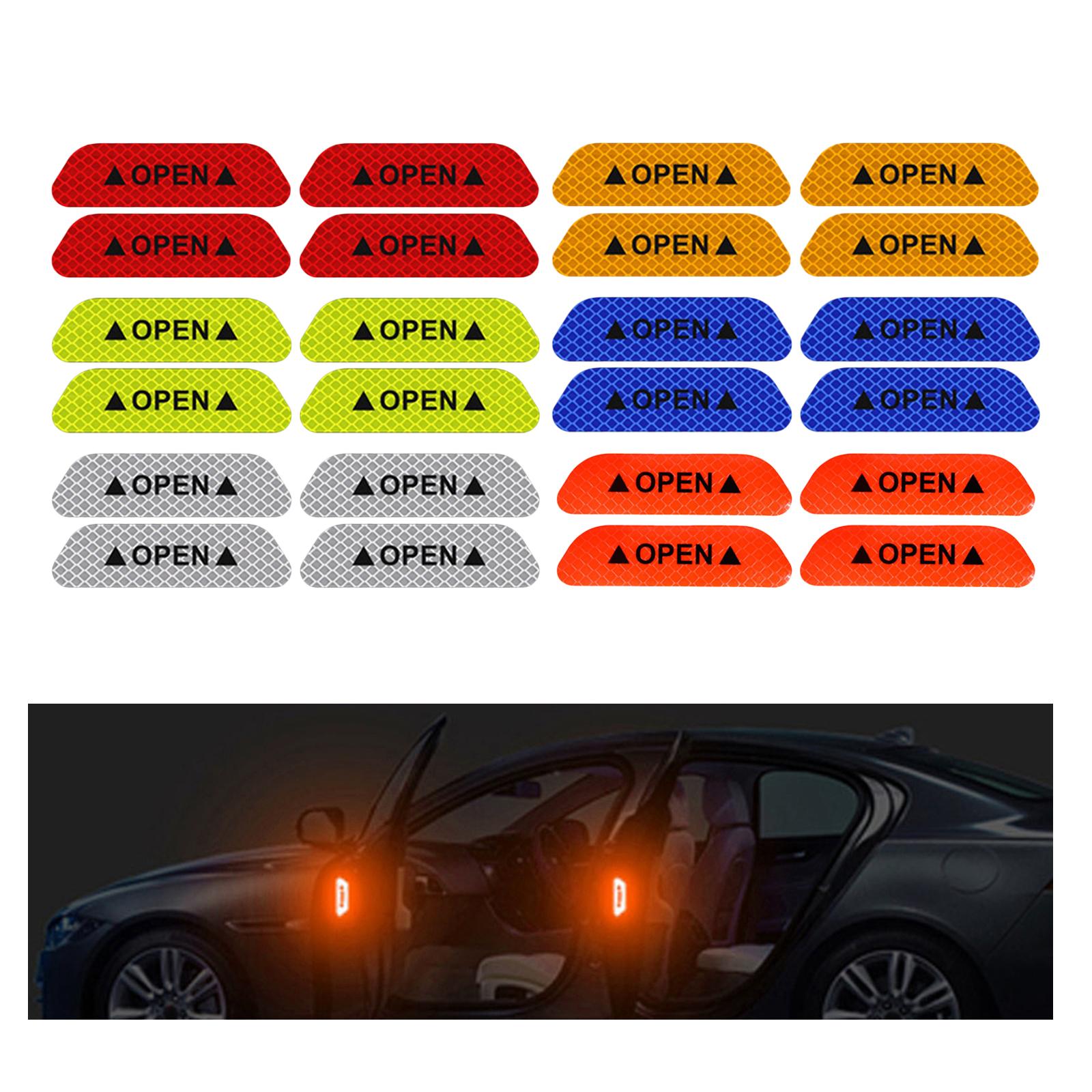 2x4x Reflective Tape Strong Adhesion for Vehicles Motorcycle Automotive Red
