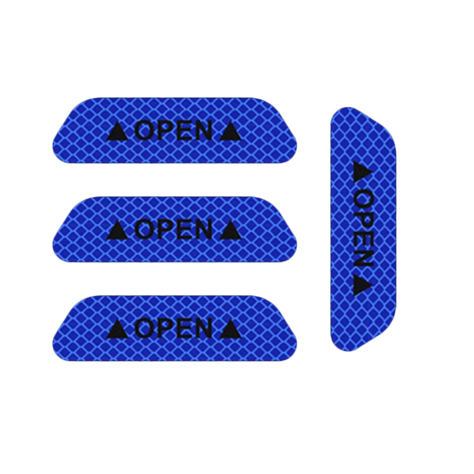 3x4x Reflective Tape Strong Adhesion for Vehicles Motorcycle Automotive Blue