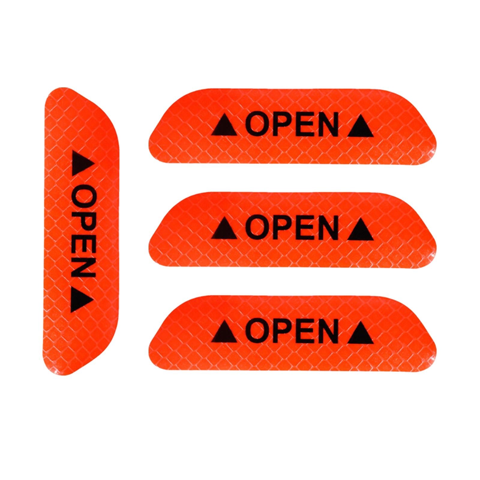 2x4x Reflective Tape Strong Adhesion for Vehicles Motorcycle Automotive Orange