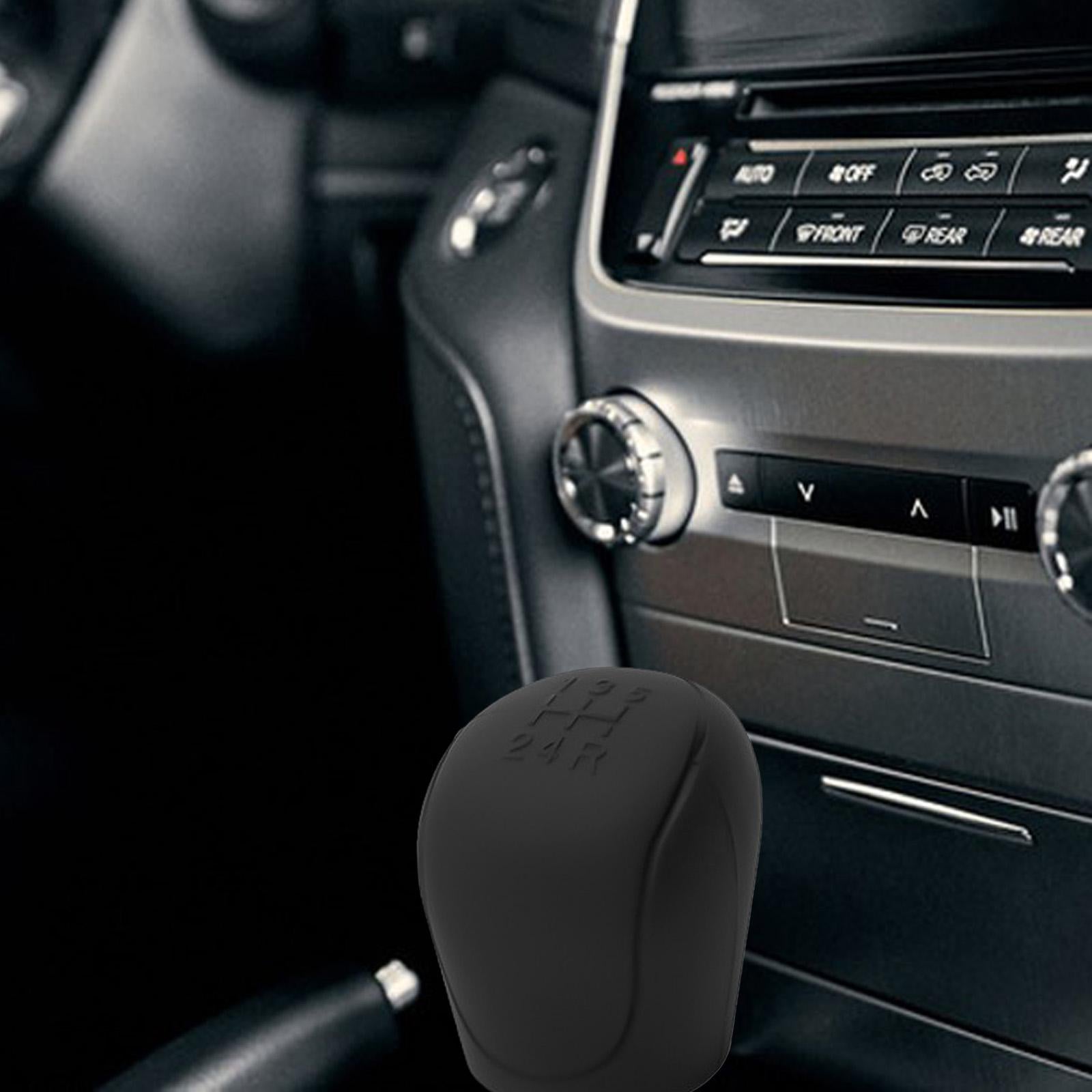 3xAutomotive Gear Shift Knob Cover Protective for Ford Focus Replacement Black Set