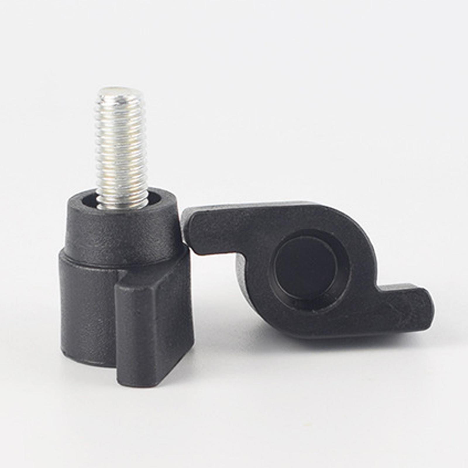 4xT Shaped Clamping Screw Knob Tightening Thread Part Thumb Screws Grip Thumb M8 16mm