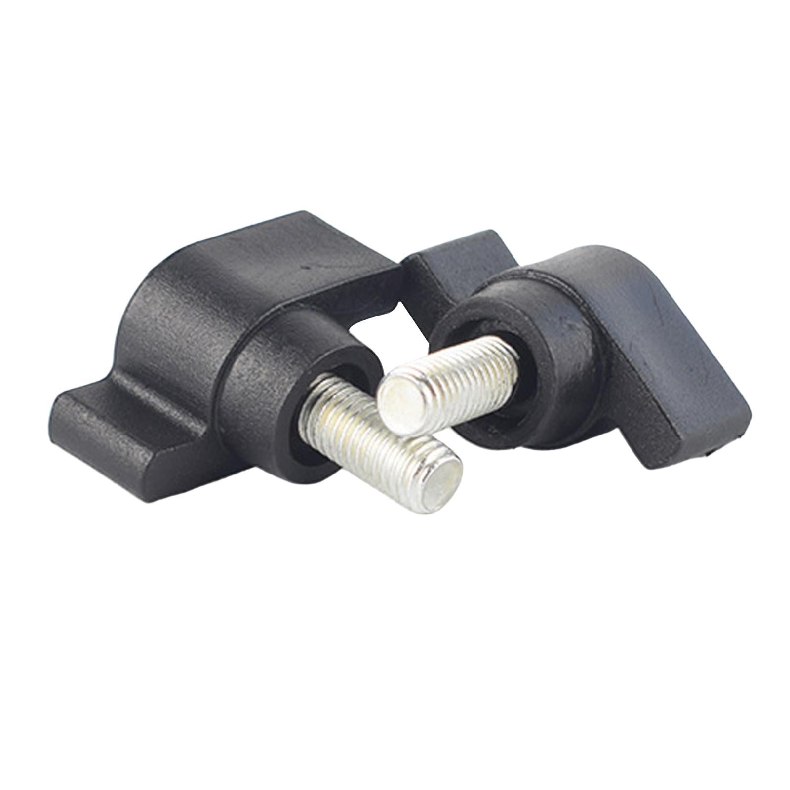 4xT Shaped Clamping Screw Knob Tightening Thread Part Thumb Screws Grip Thumb M8 16mm