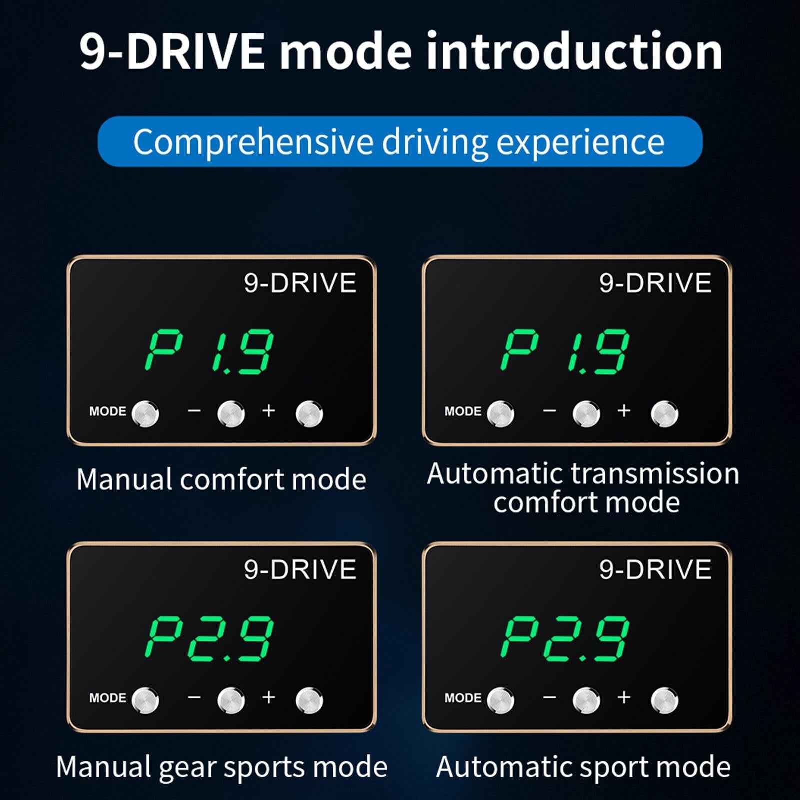 throttle Response Controller 9 speed Adjustment Modification Accessory 807