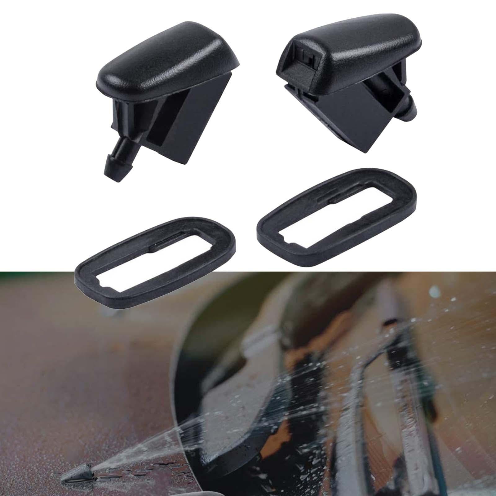 2x2Pcs Front Windshield Washer Nozzles for Ford Focus MK2 MK3 Fiesta