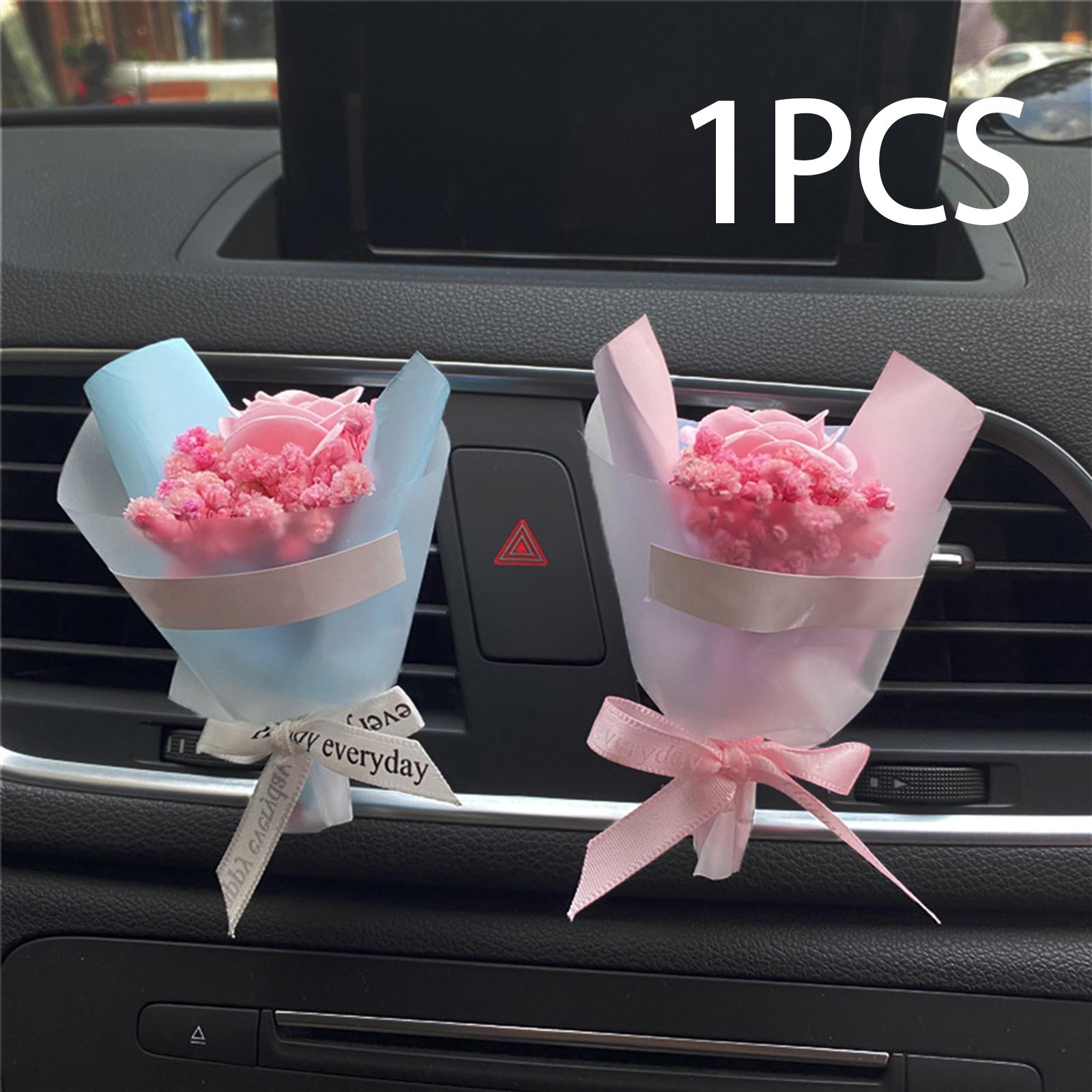3xFashion Car Air Vent Clip Interior Decoration for Truck Bedroom Office Blue Pink