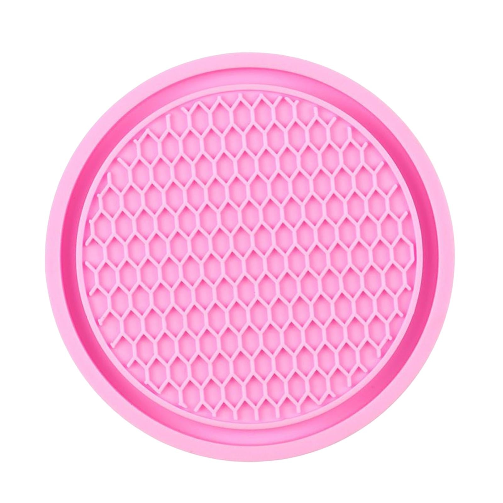 2xCar Cup Holder Coaster Drink Mat Decoration for Kitchen Bedroom Trucks Pink