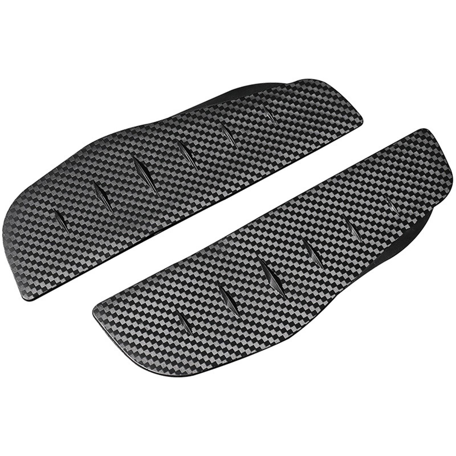 2xCar Rear View Side Mirror Rain Eyebrow Mirror Cover Visor Guard for Car