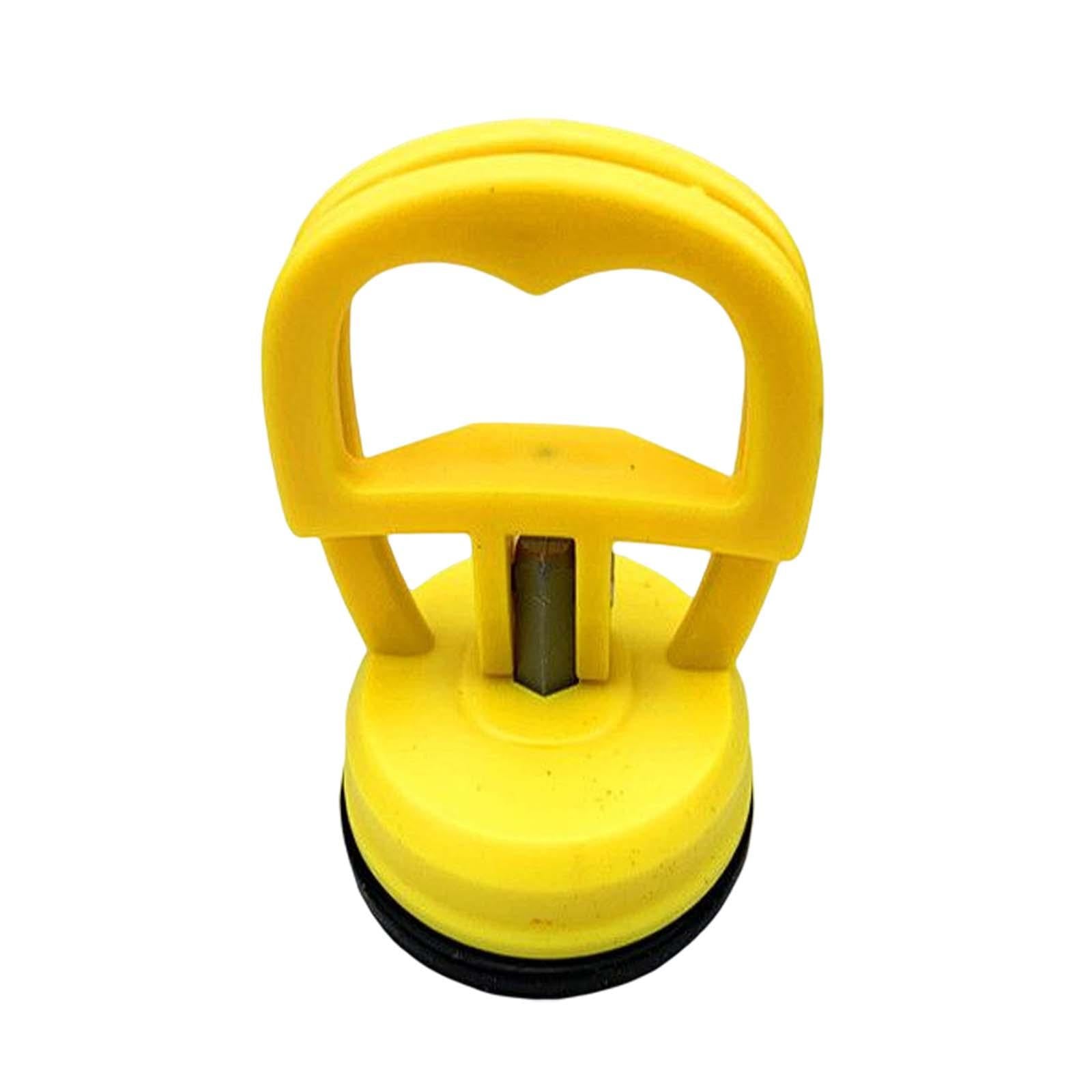 4xSuction Cup Dent Puller Powerful Handle Lifter for Car Body Dent Mirror Yellow