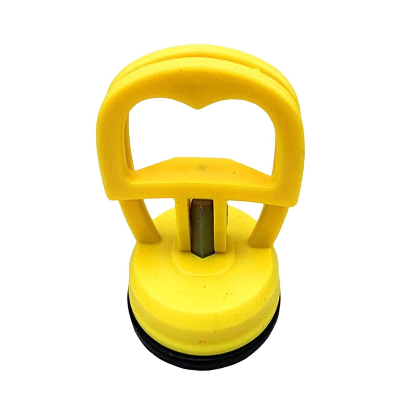 3xSuction Cup Dent Puller Powerful Handle Lifter for Car Body Dent Mirror Yellow