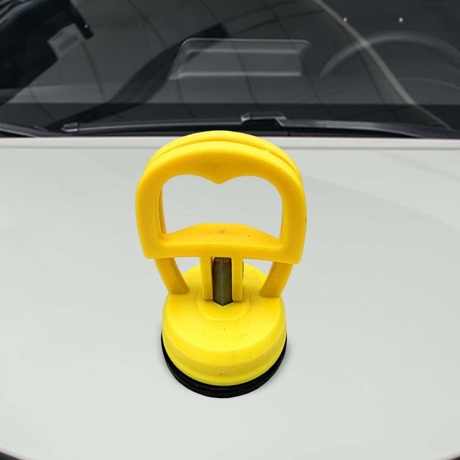2xSuction Cup Dent Puller Powerful Handle Lifter for Car Body Dent Mirror Yellow