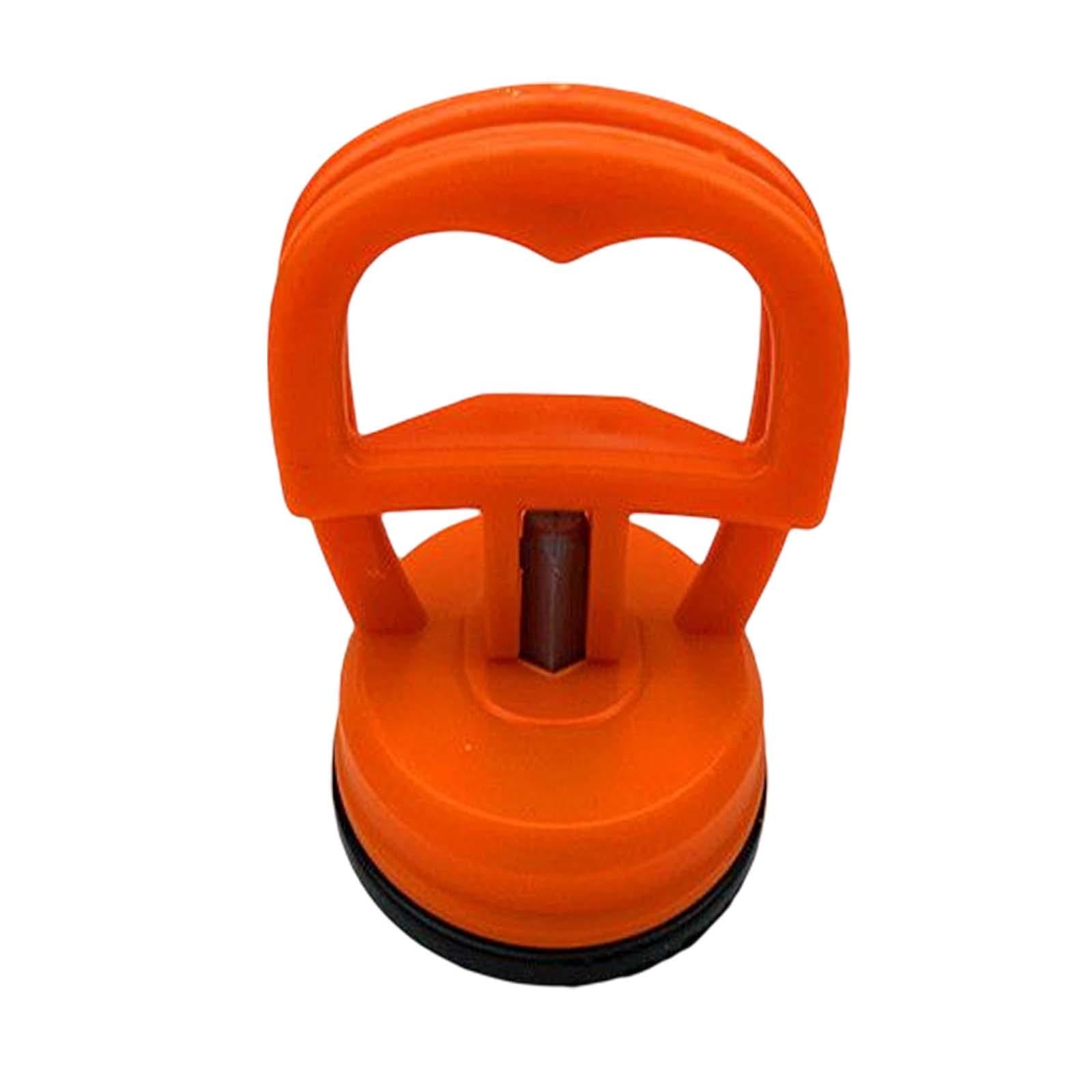 2xSuction Cup Dent Puller Powerful Handle Lifter for Car Body Dent Mirror Orange