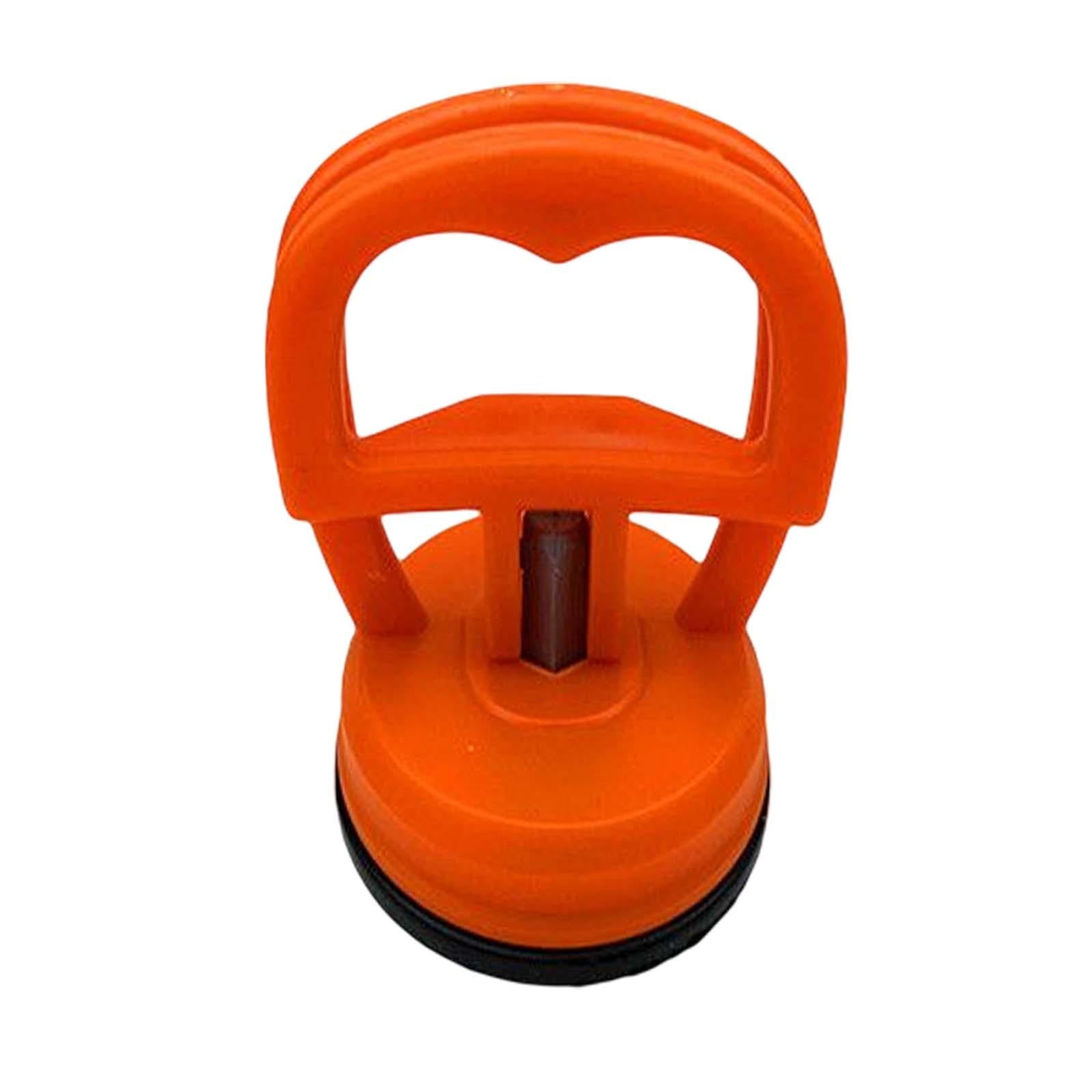 4xSuction Cup Dent Puller Powerful Handle Lifter for Car Body Dent Mirror Orange