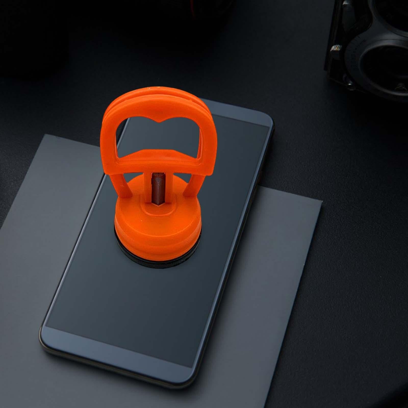3xSuction Cup Dent Puller Powerful Handle Lifter for Car Body Dent Mirror Orange