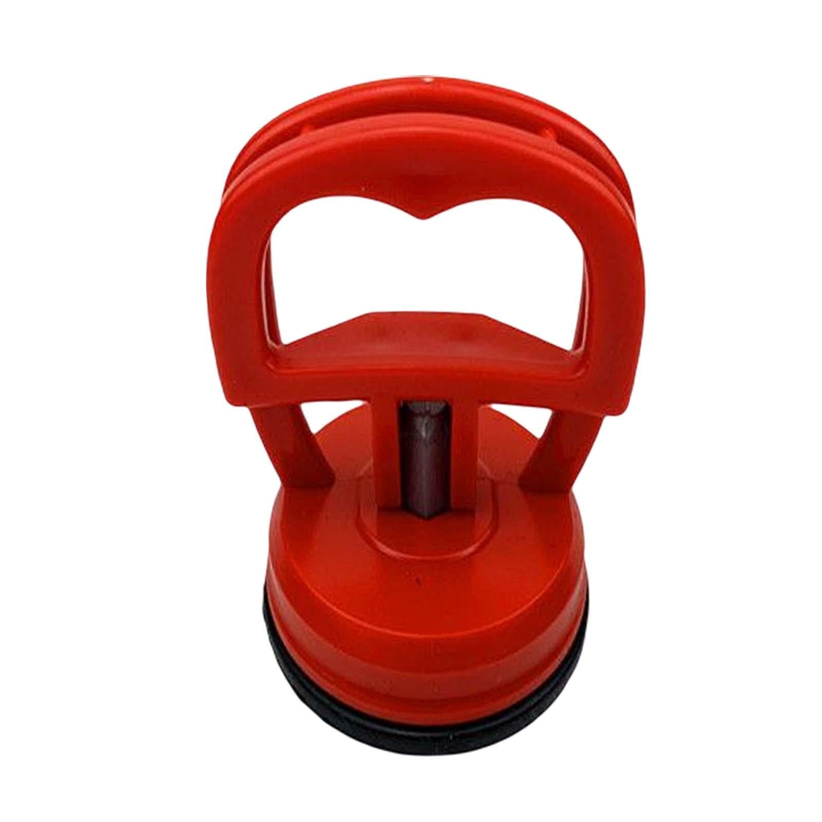 3xSuction Cup Dent Puller Powerful Handle Lifter for Car Body Dent Mirror Red